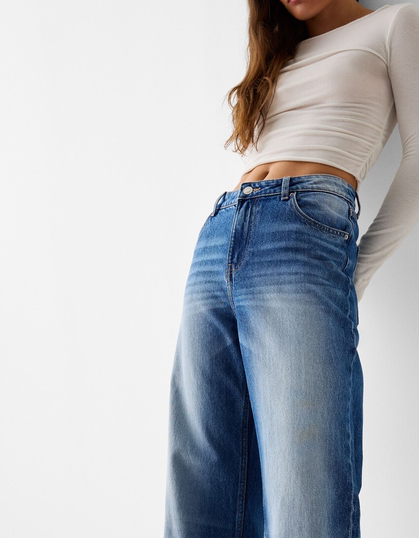 Baggy jeans-Blauw-5