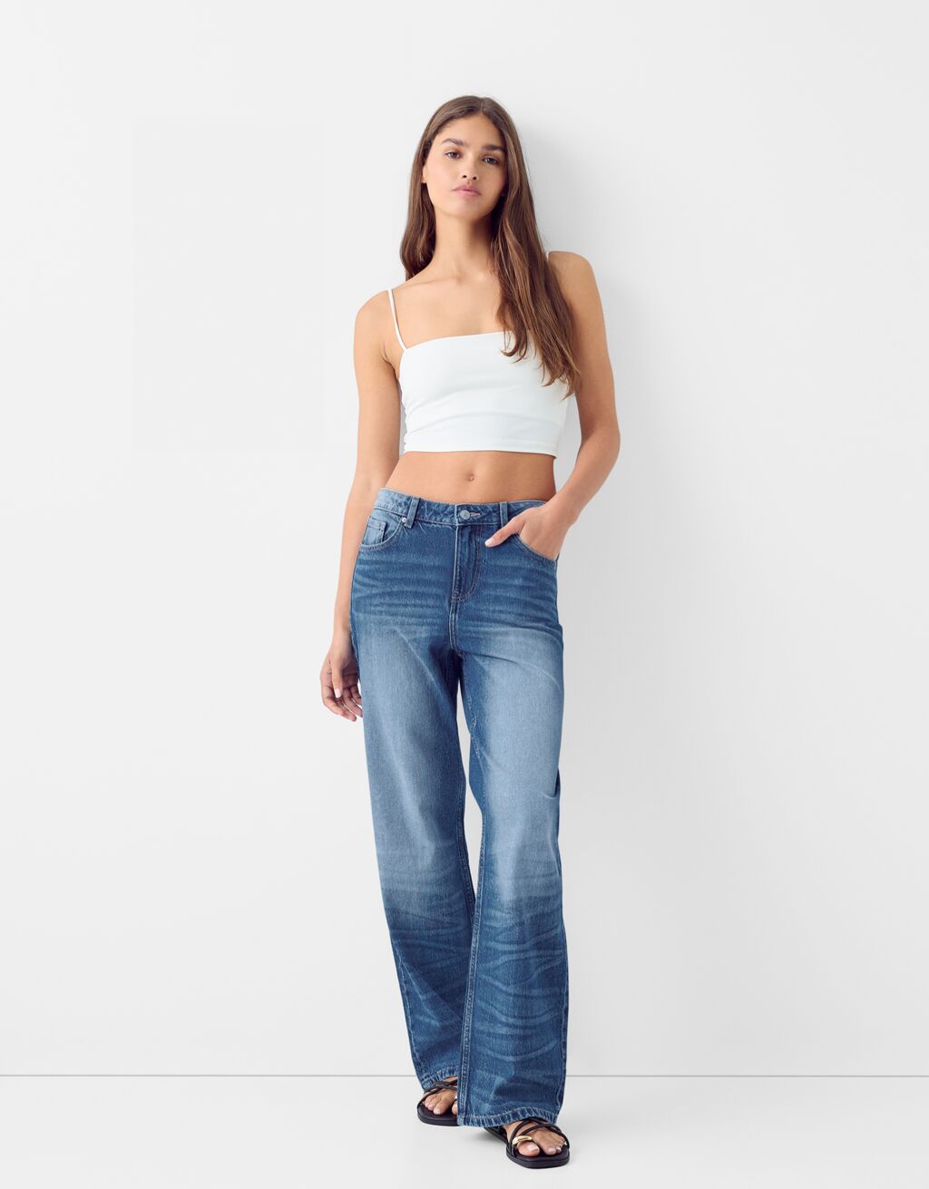 Ladies store baggy jeans