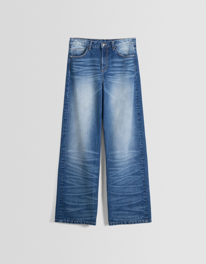 Baggy jeans-Blauw-4