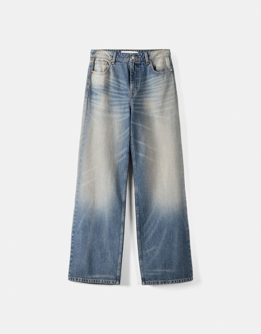 Jean baggy-Bleu lavé-5