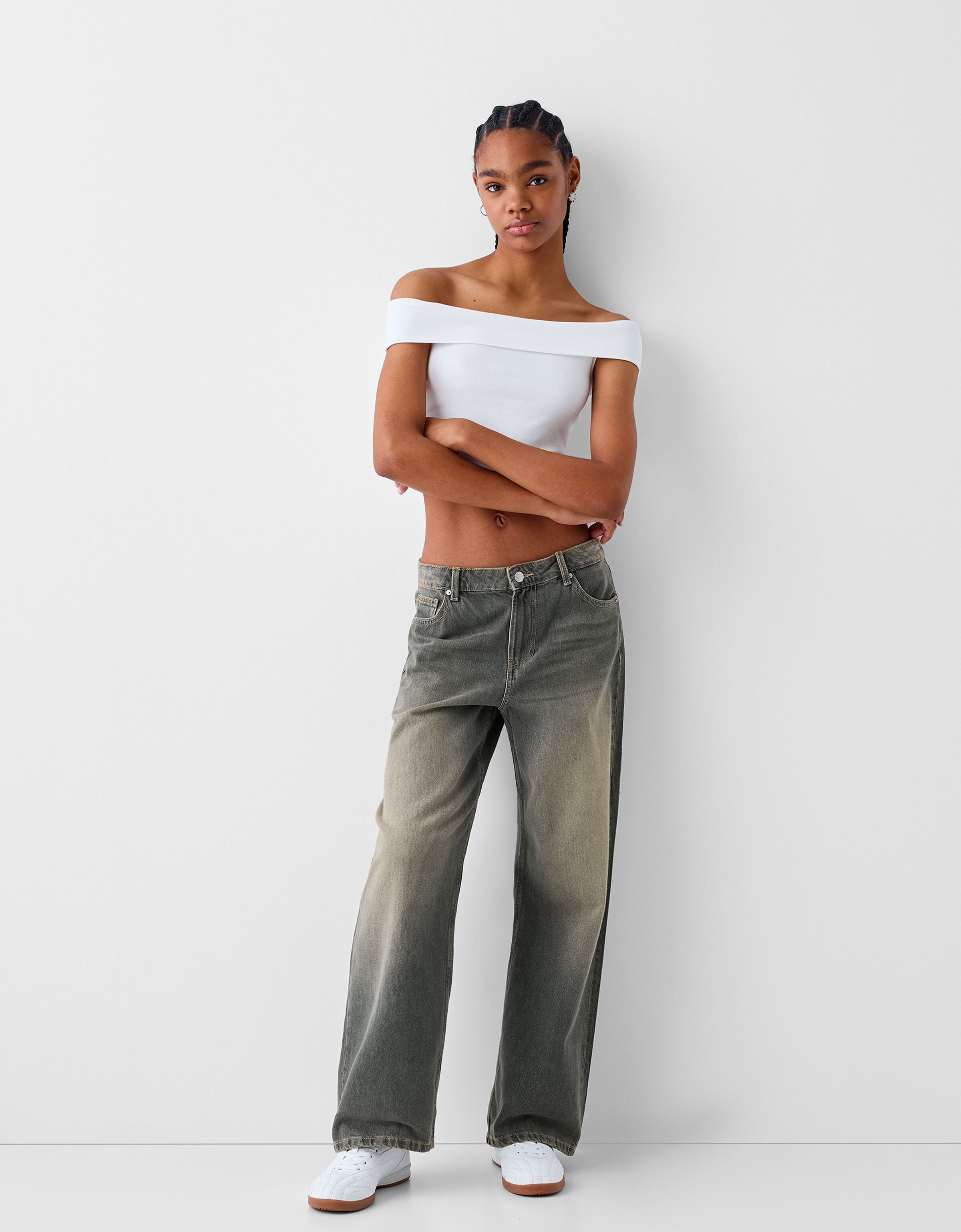Jeans wide 2025 leg bershka