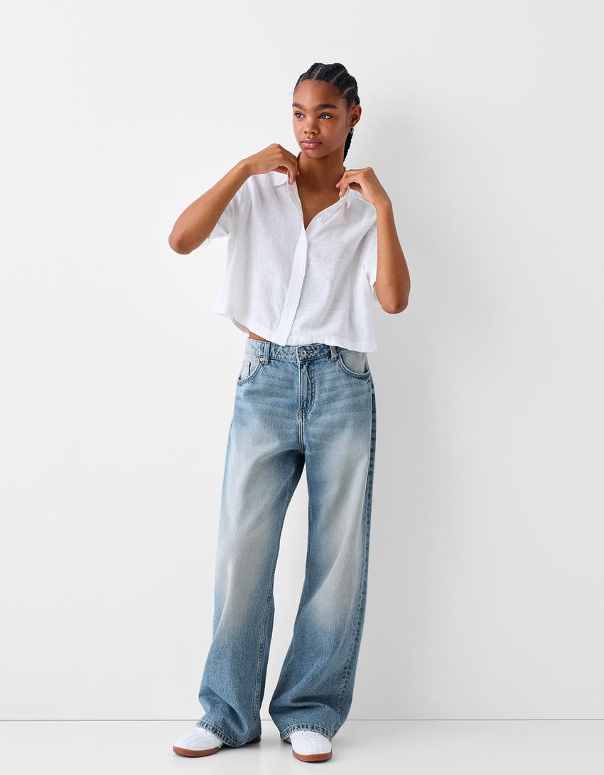Baggy jeans-Light blue-0