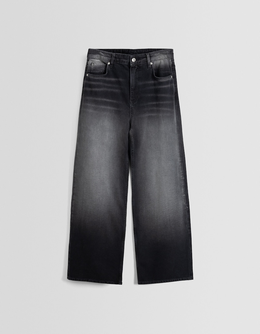 Baggy jeans-Grijs-4
