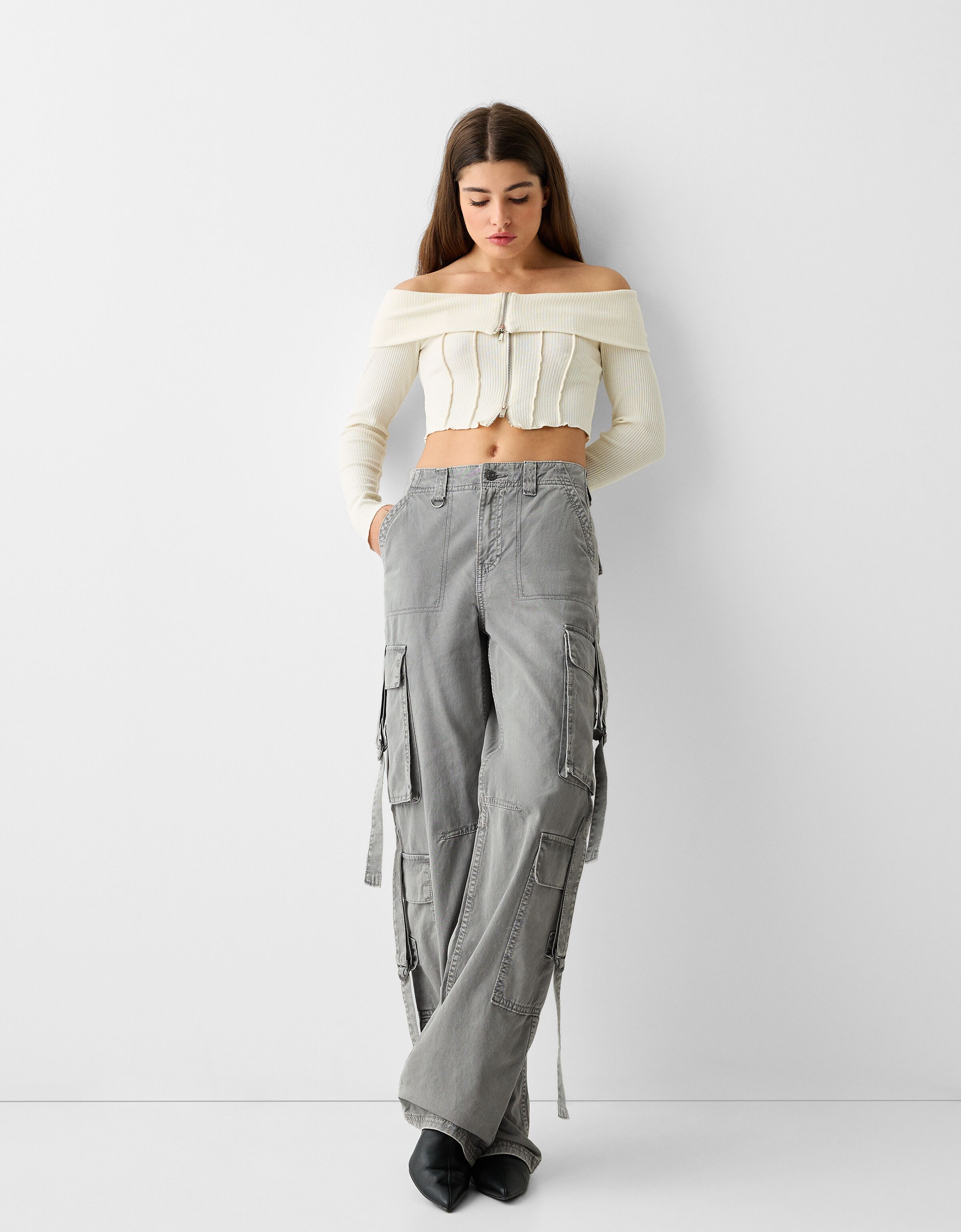 Bershka combat hot sale trousers
