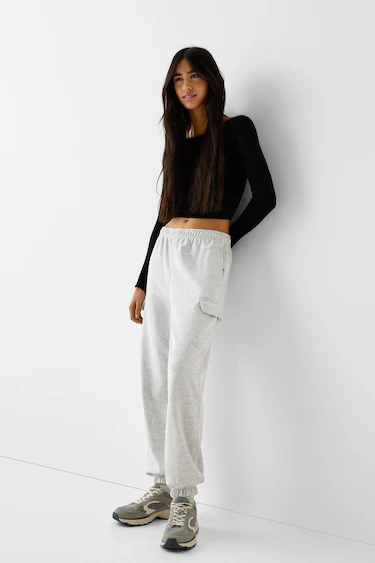Buy online Grey Printed Track Pant from bottom wear for Women by