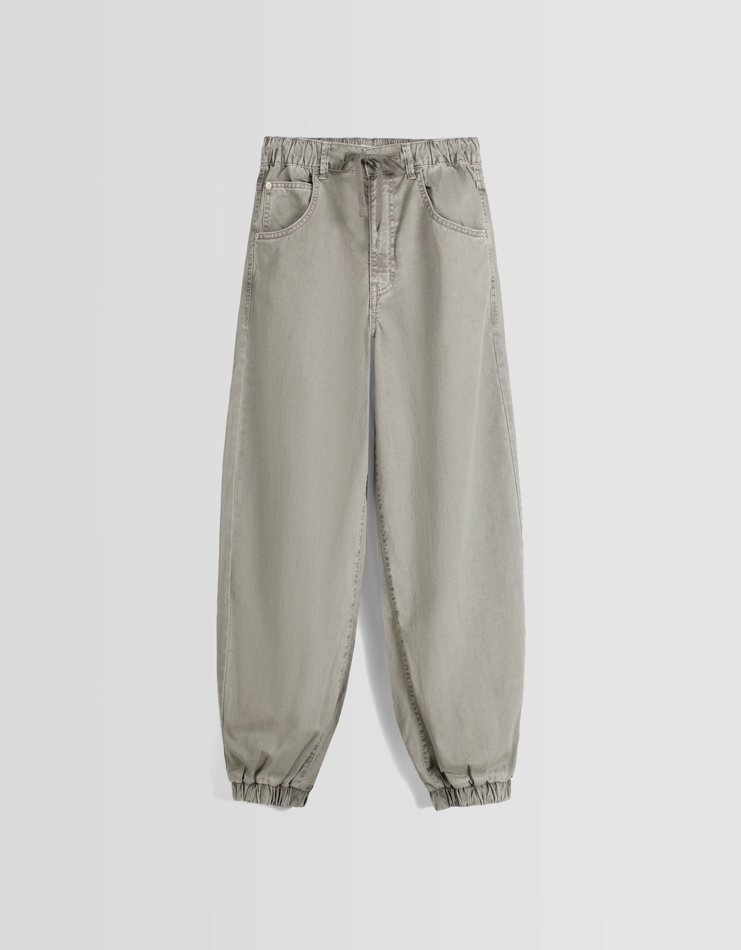 Pantalones cuadros mujer online bershka