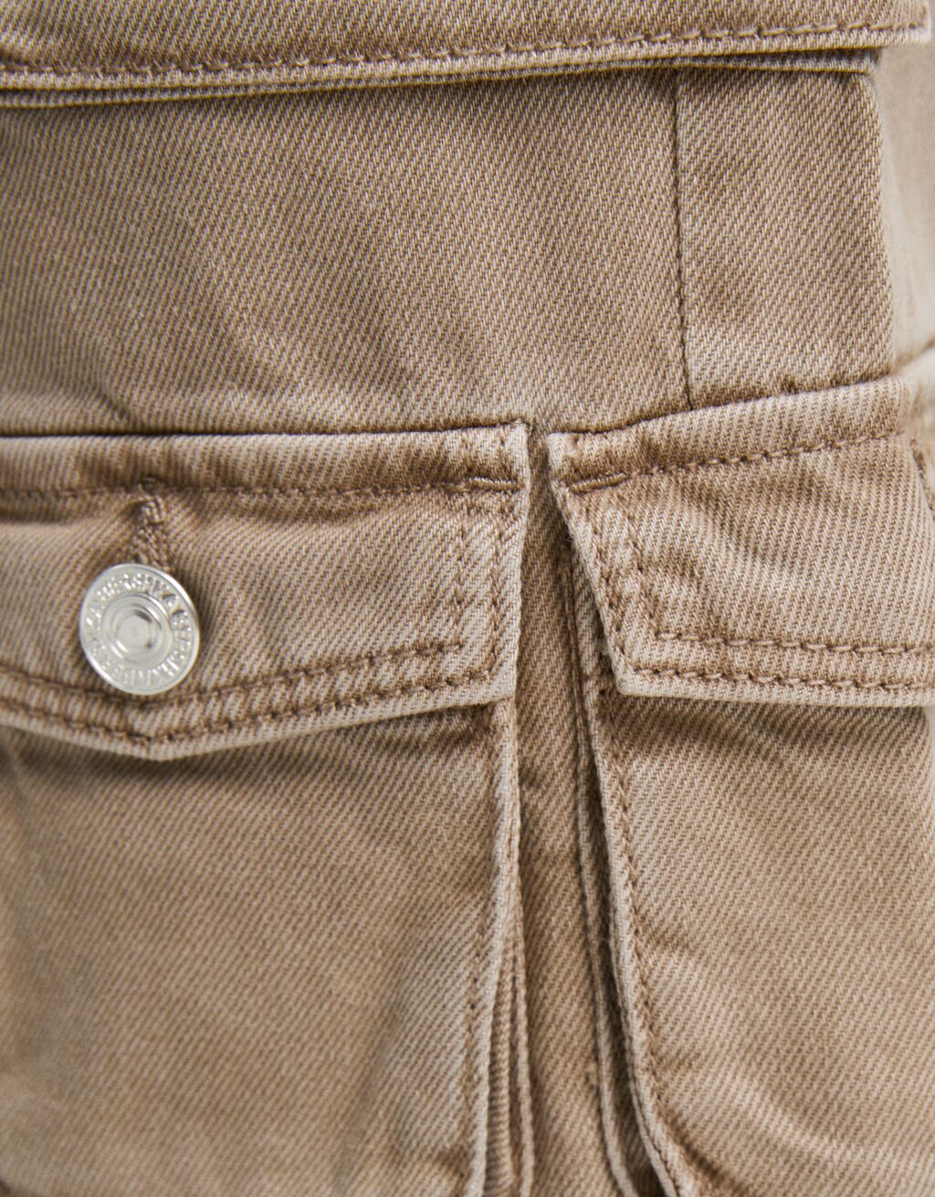 Çok cepli fitilli kargo pantolon-Deve tüyü rengi-5