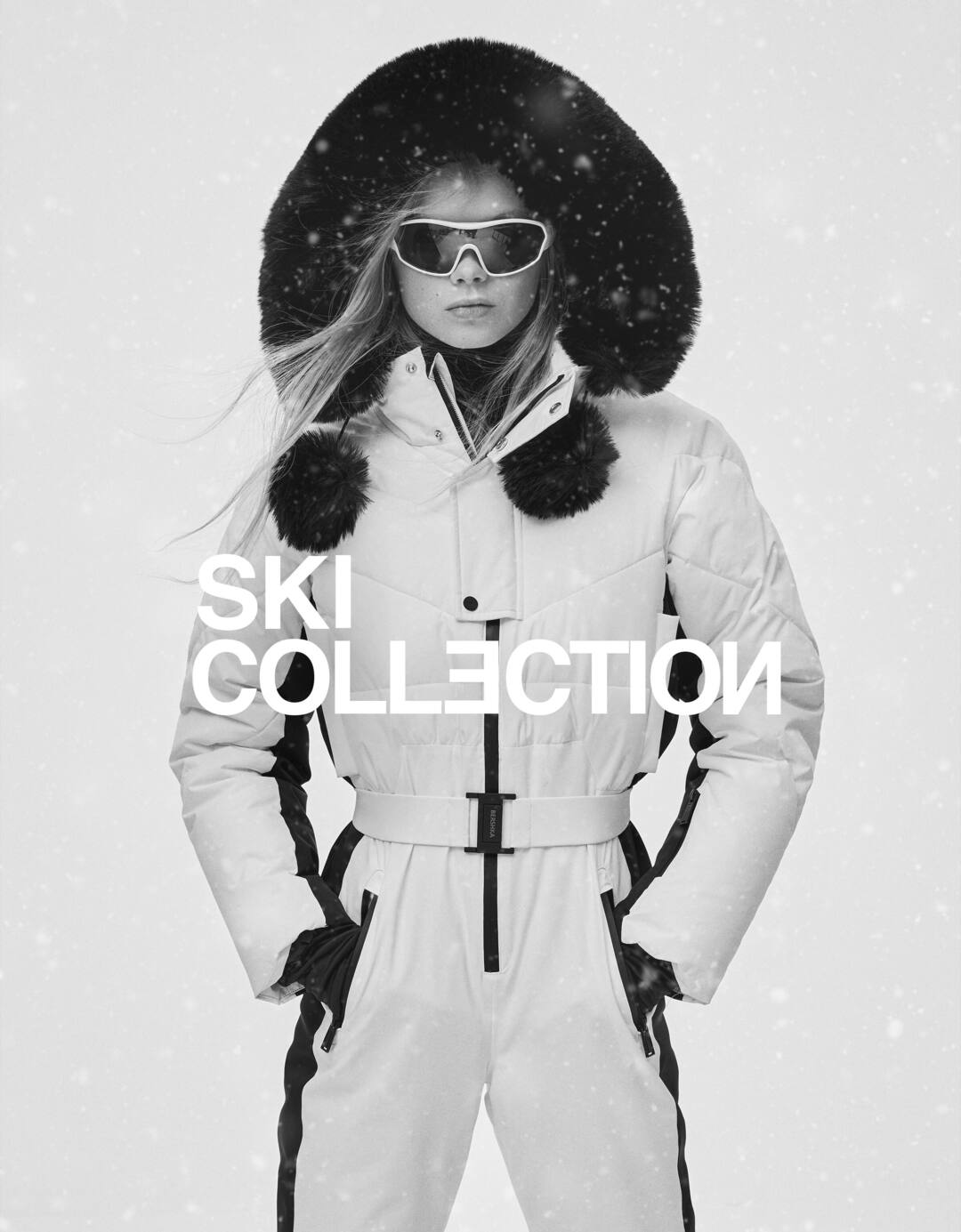 Technical jumpsuit with hood Ski Collection