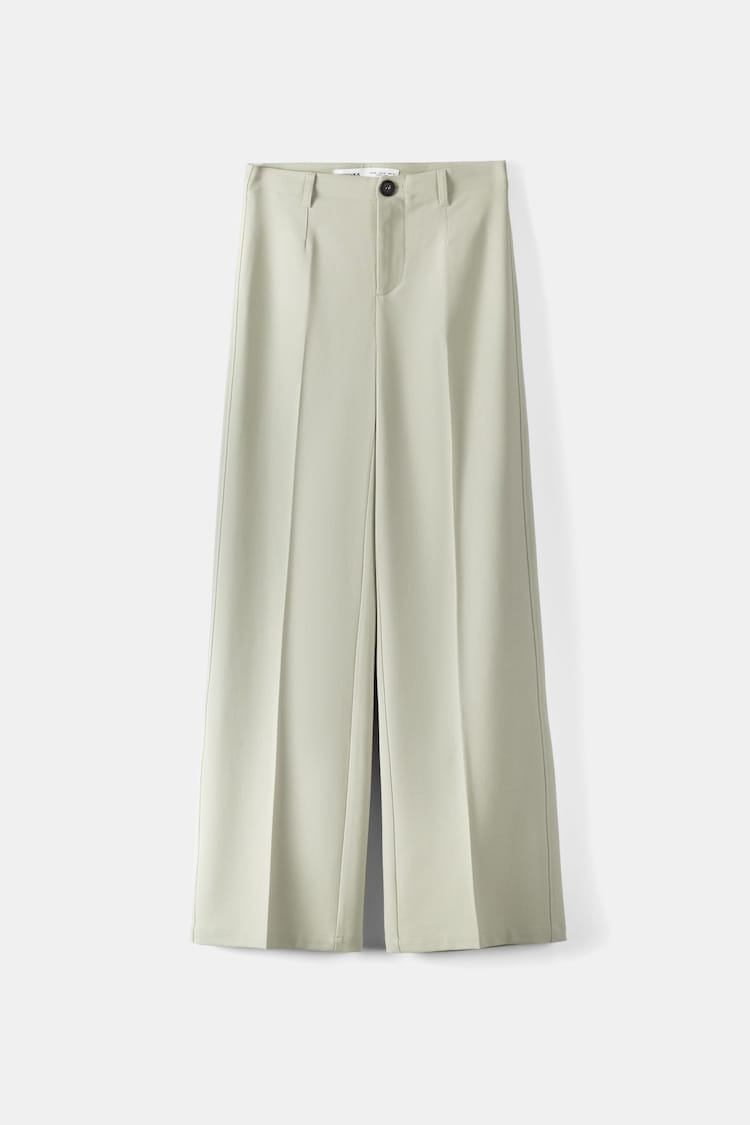Wide-leg tailoring trousers