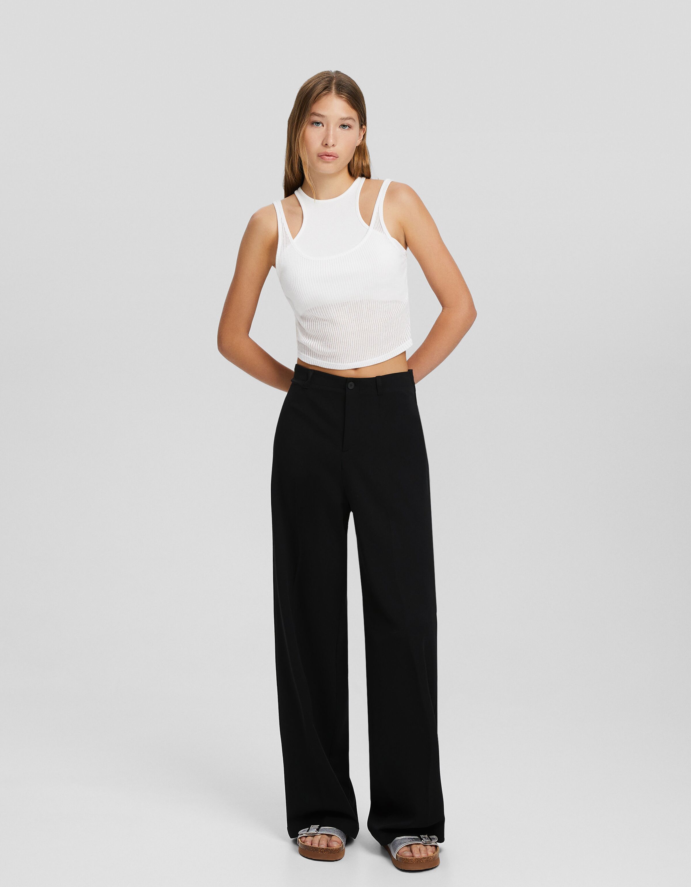 Pantaloni hotsell donna bershka