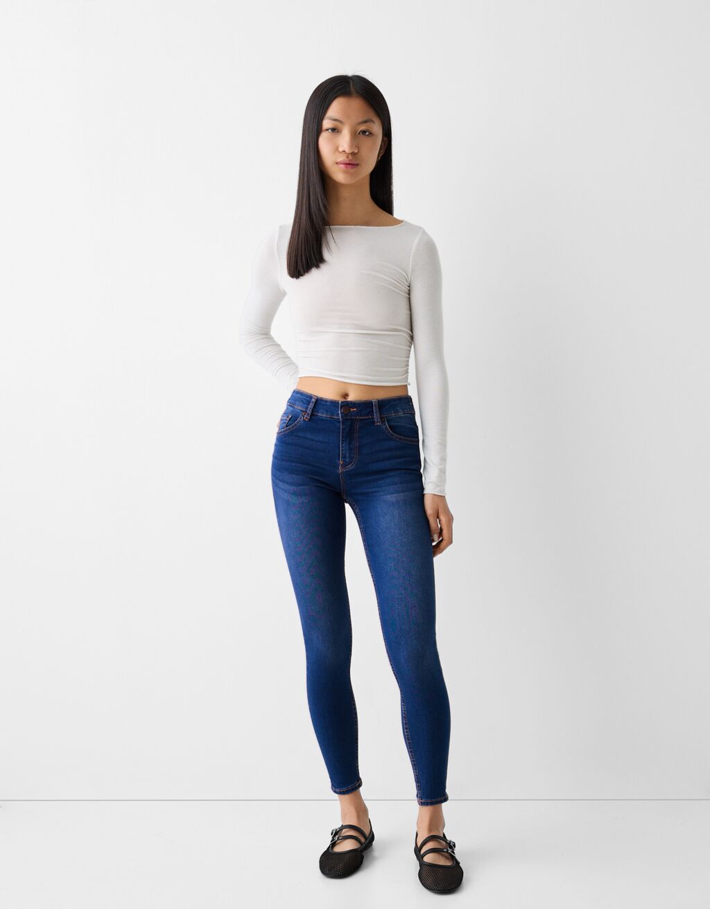 Shascullfites Denim Jeans Leggings Sky Blue Push Up Jeans For Curvy Women |  eBay
