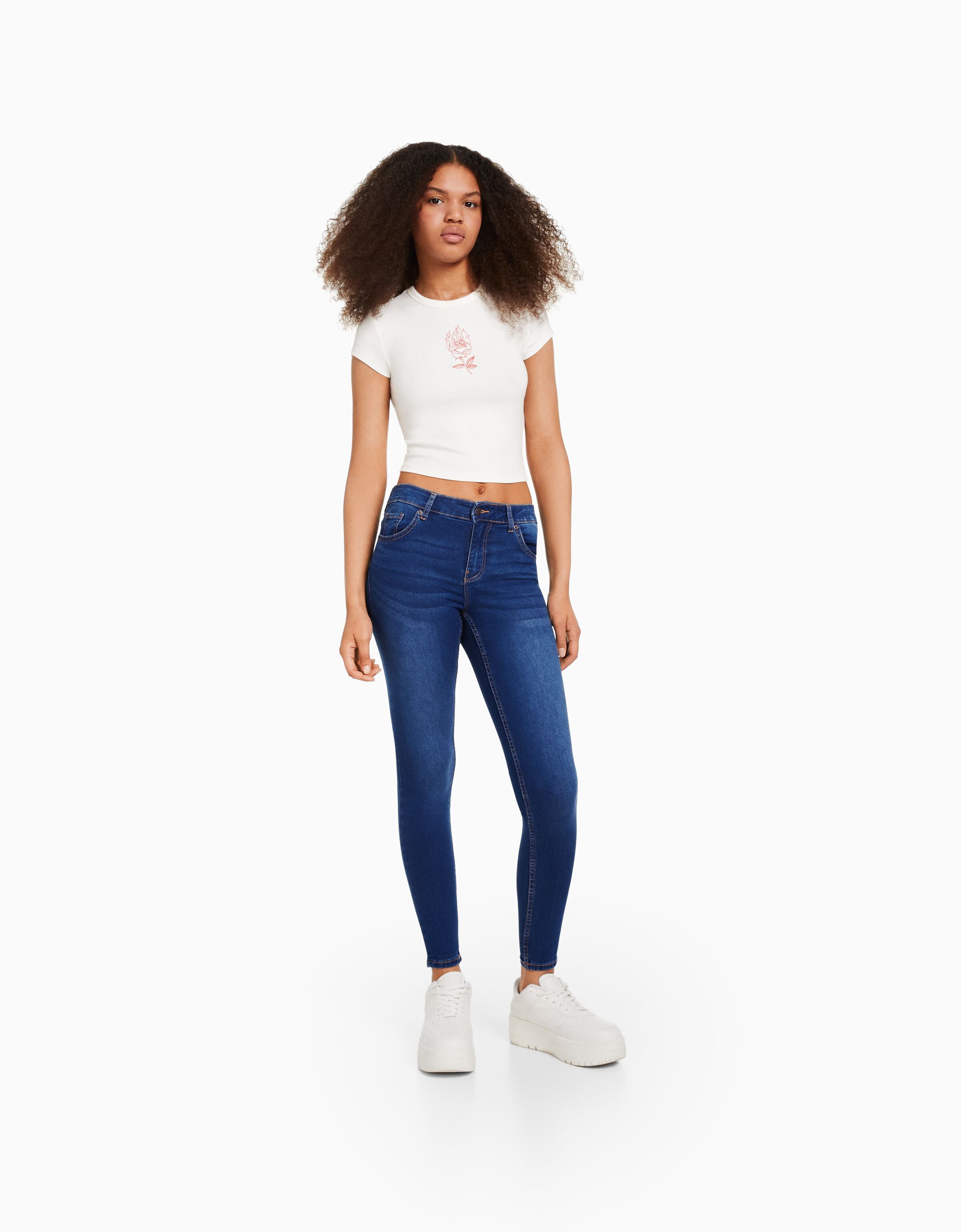 Bershka denim hotsell push up