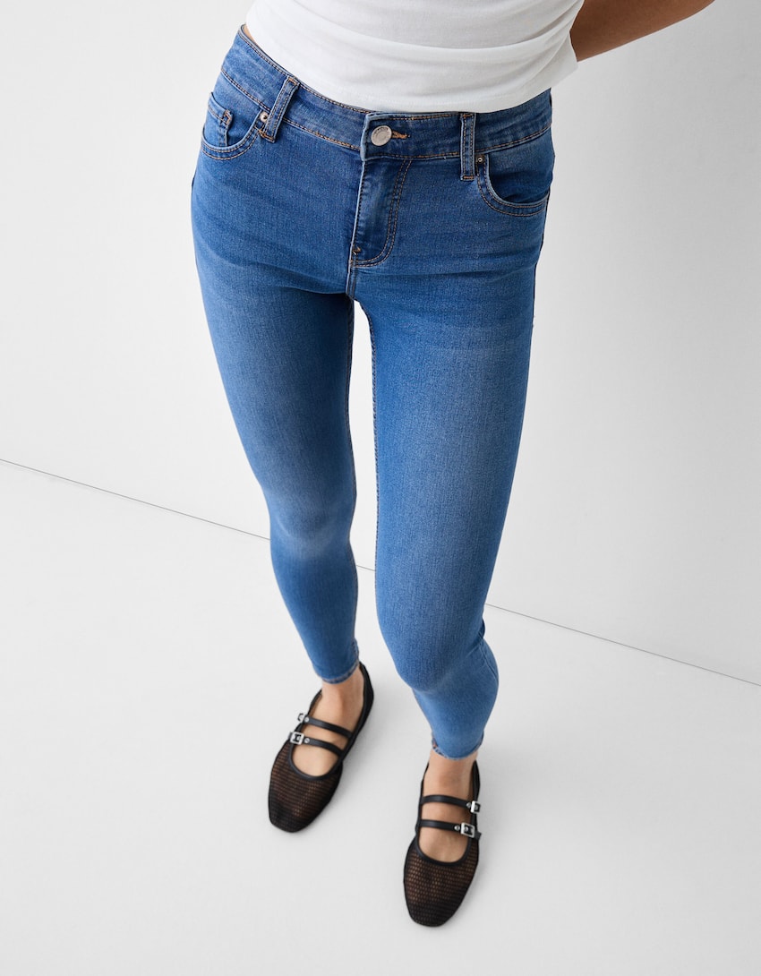 Push-up skinny jeans-Light blue-5
