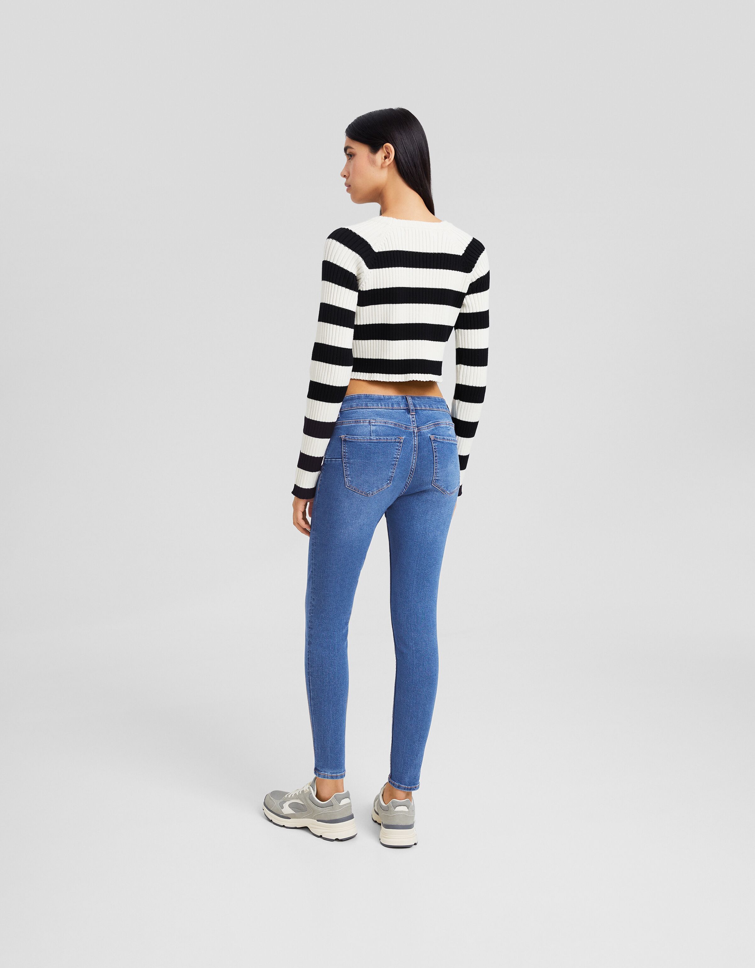 Push up skinny jeans Trousers BSK Teen Bershka