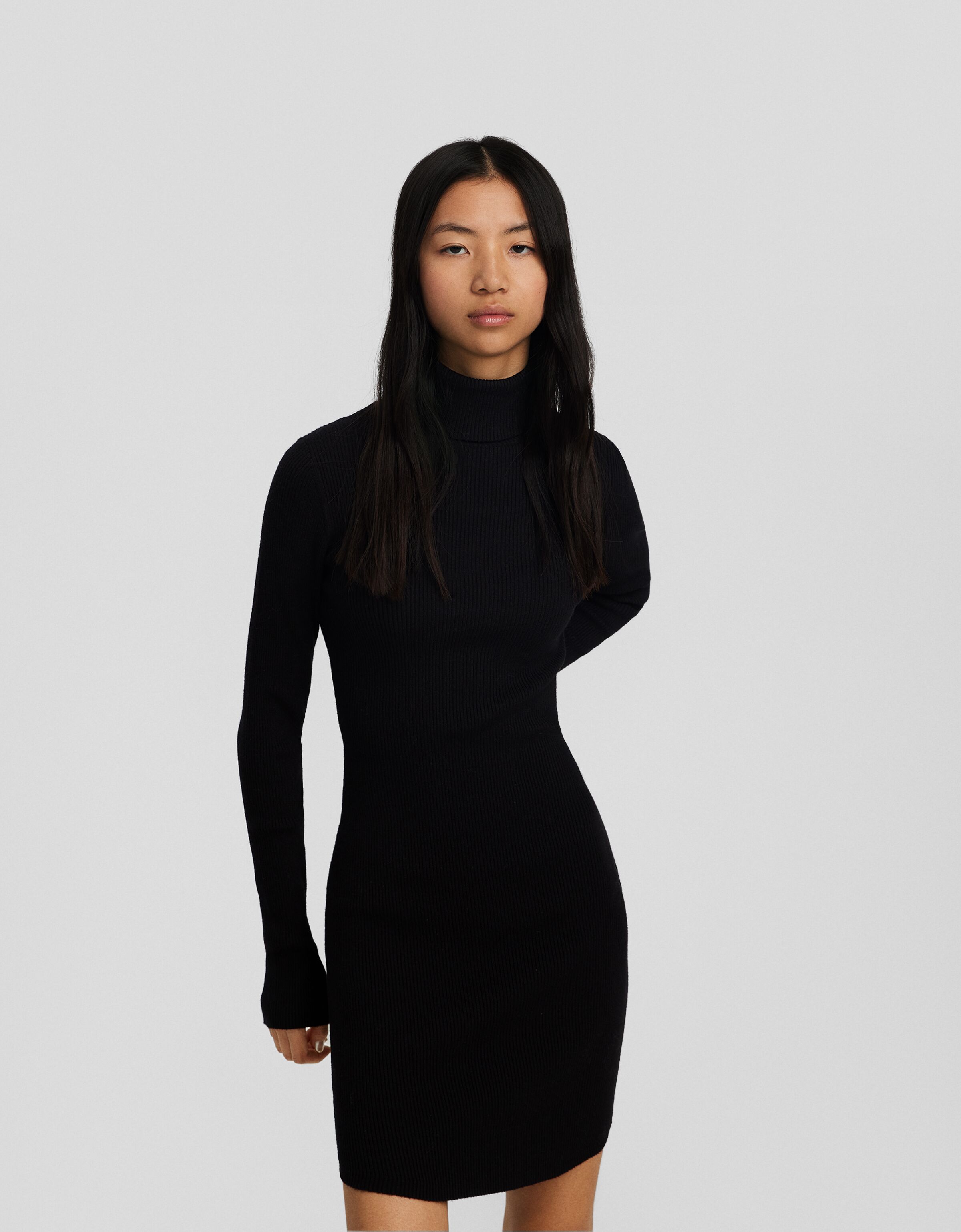 Bershka discount knitted dress