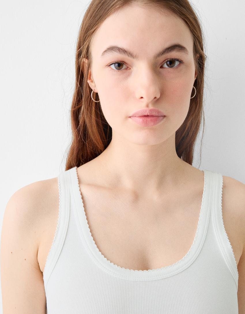 Vestido mini com alças-Gelo-3