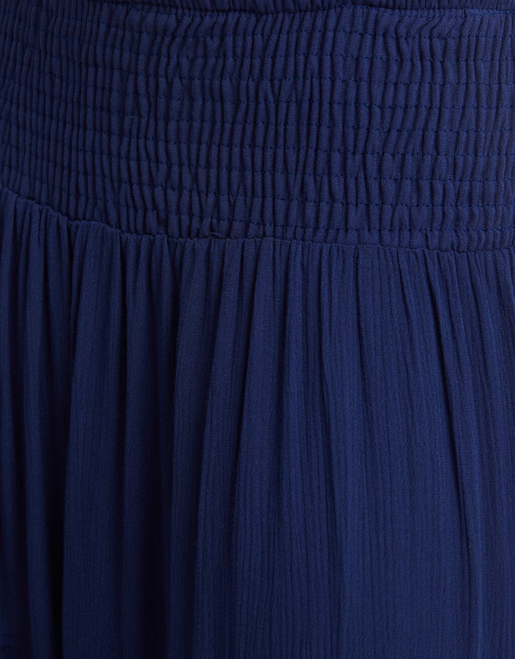 Jupe longue boho-Bleu-5