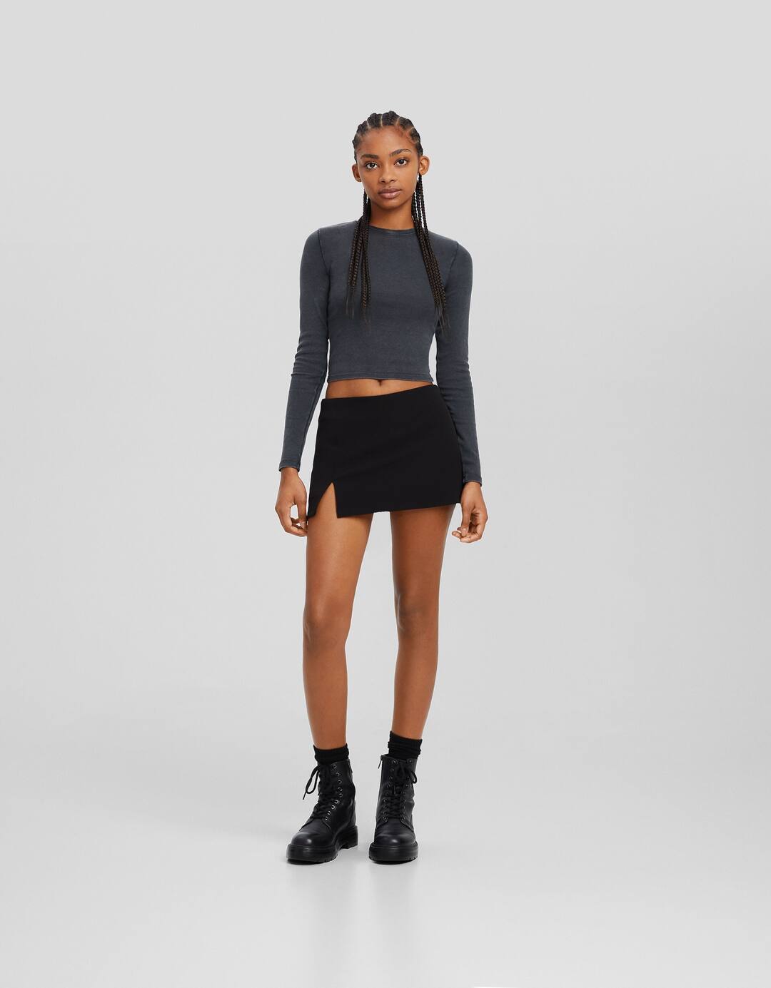 Tailored fit skort