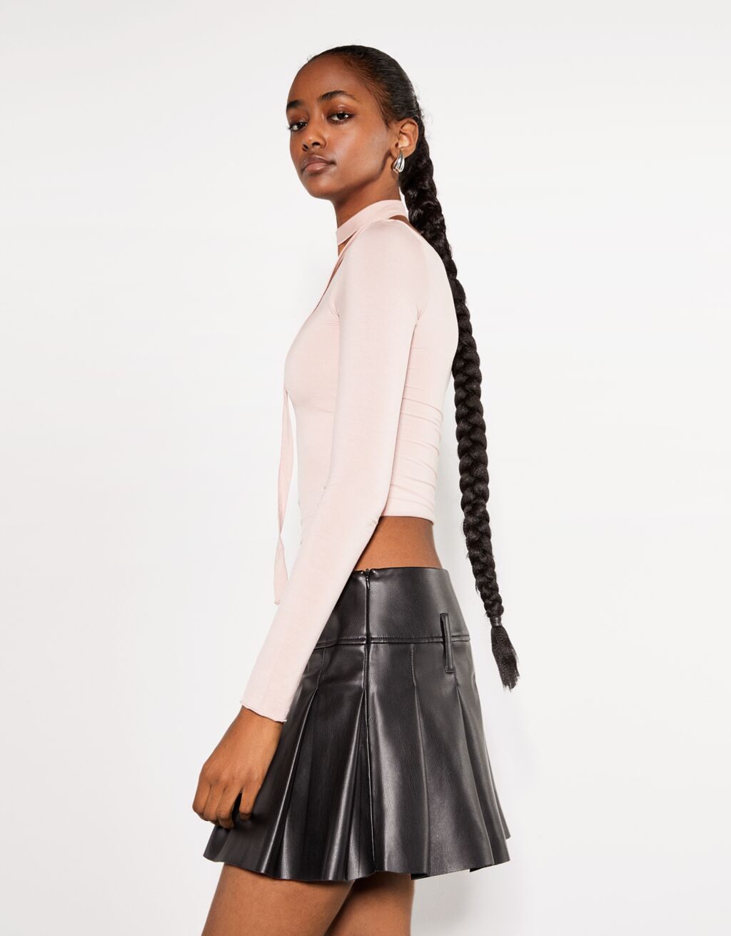 Bershka jupe simili cuir new arrivals