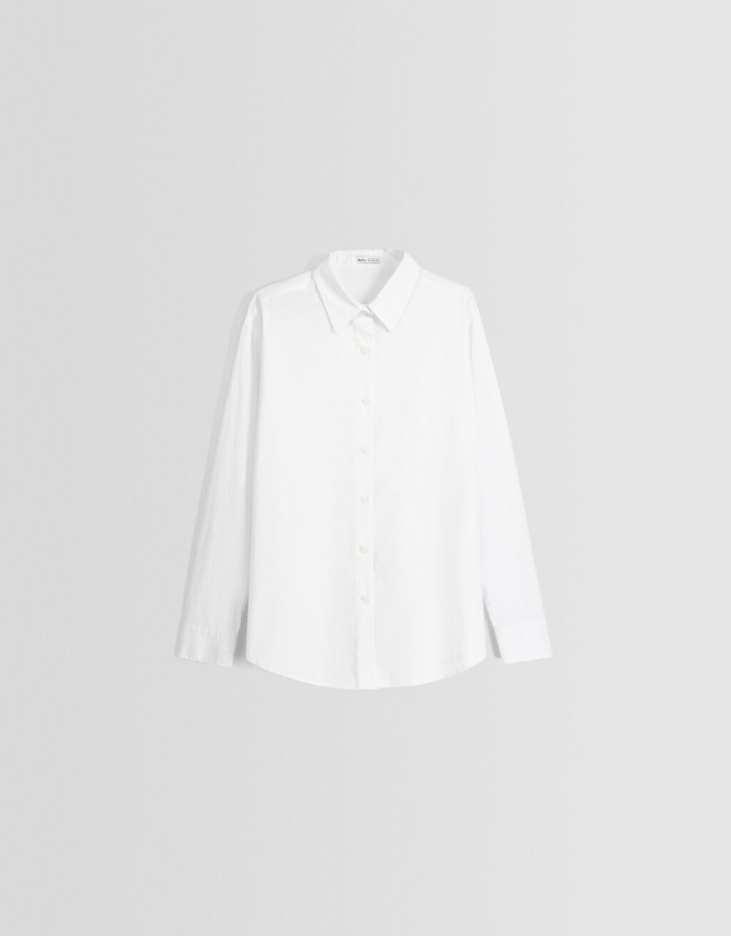 Chemise manches longues popeline-Blanc-4