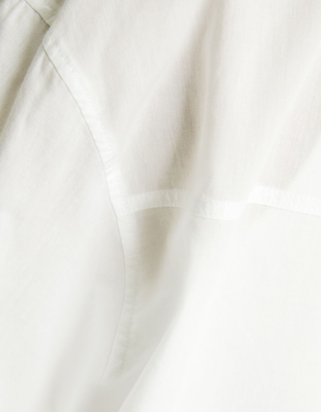 Chemise manches longues popeline-Blanc-5