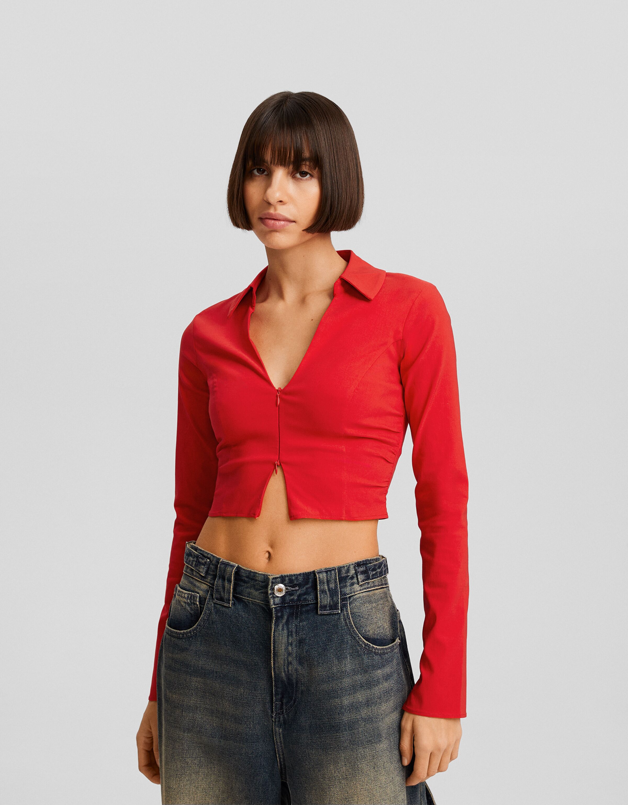 Blusas bershka mujer discount 2019