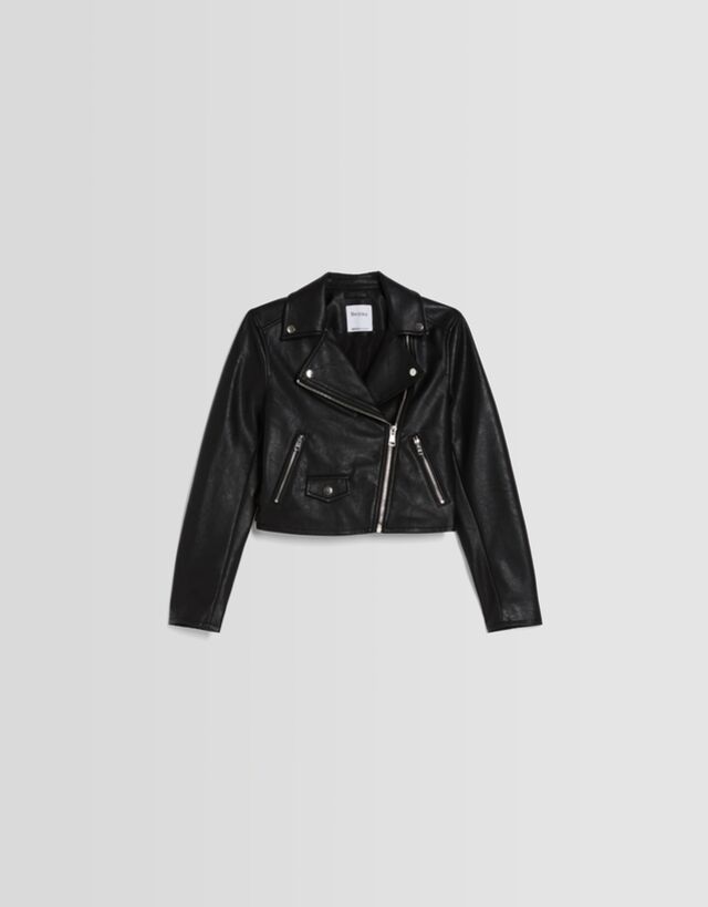 Bershka sale chamarra negra