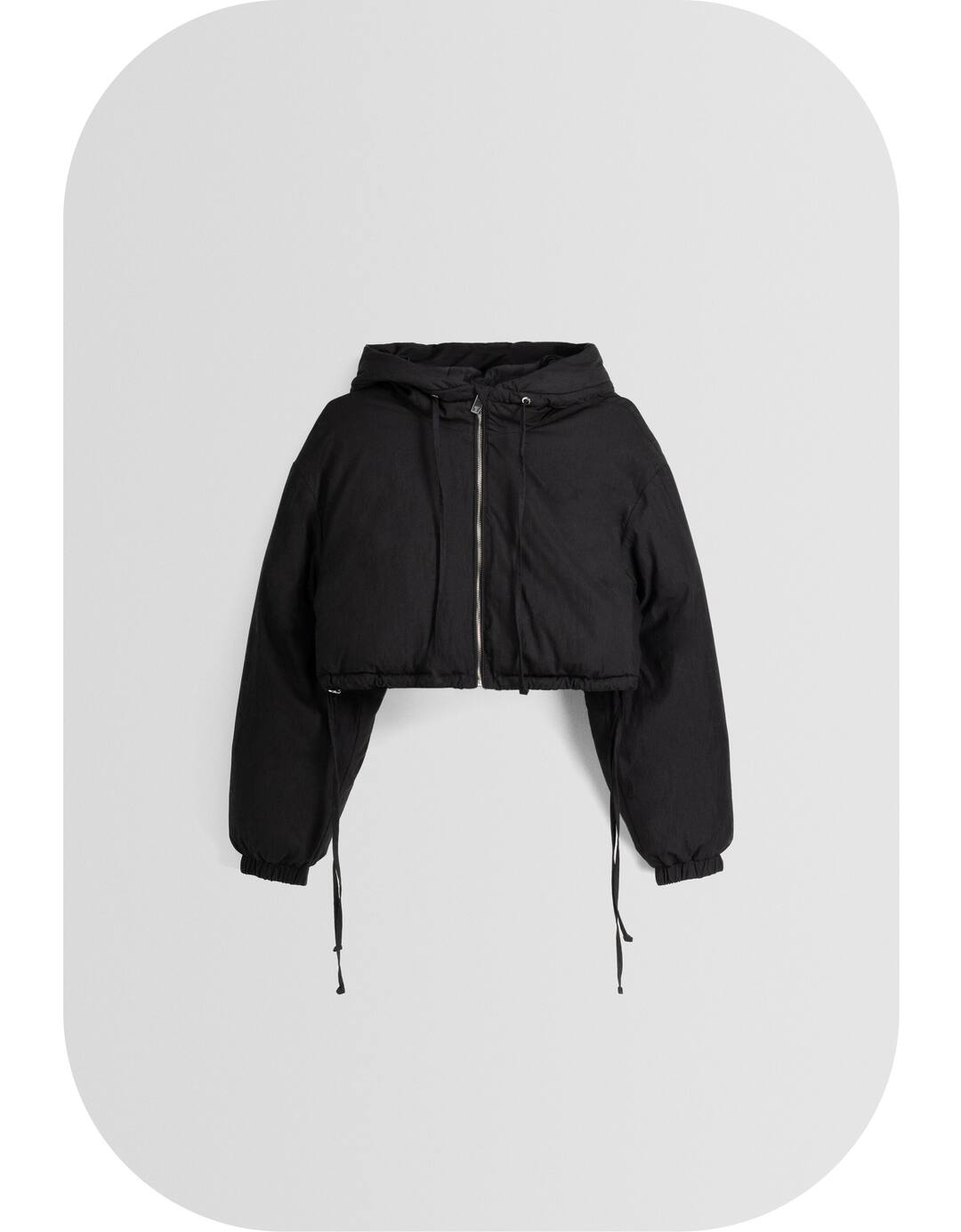 Puffer jacket with hood