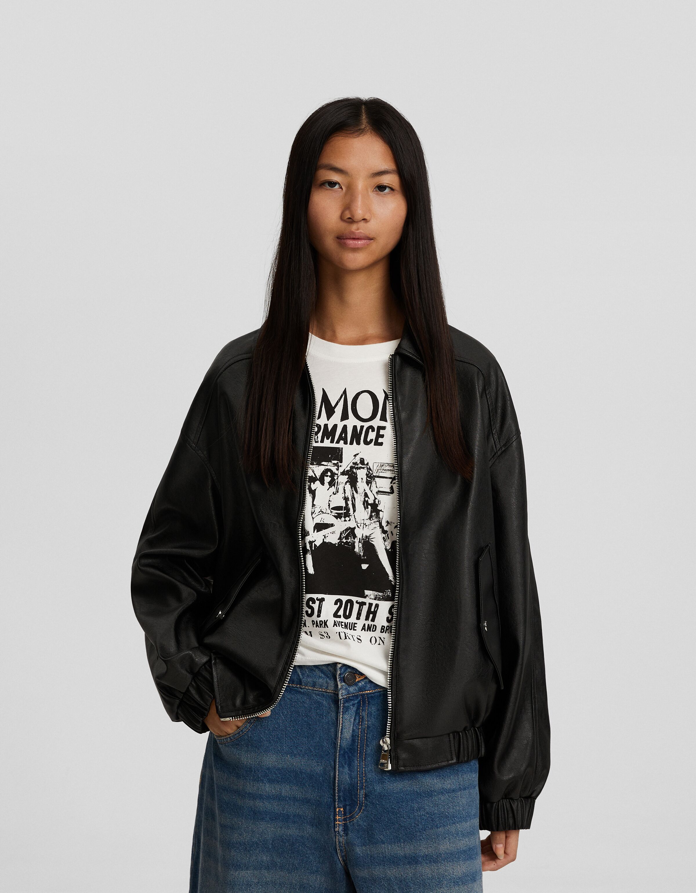 Jacket clearance bershka femme