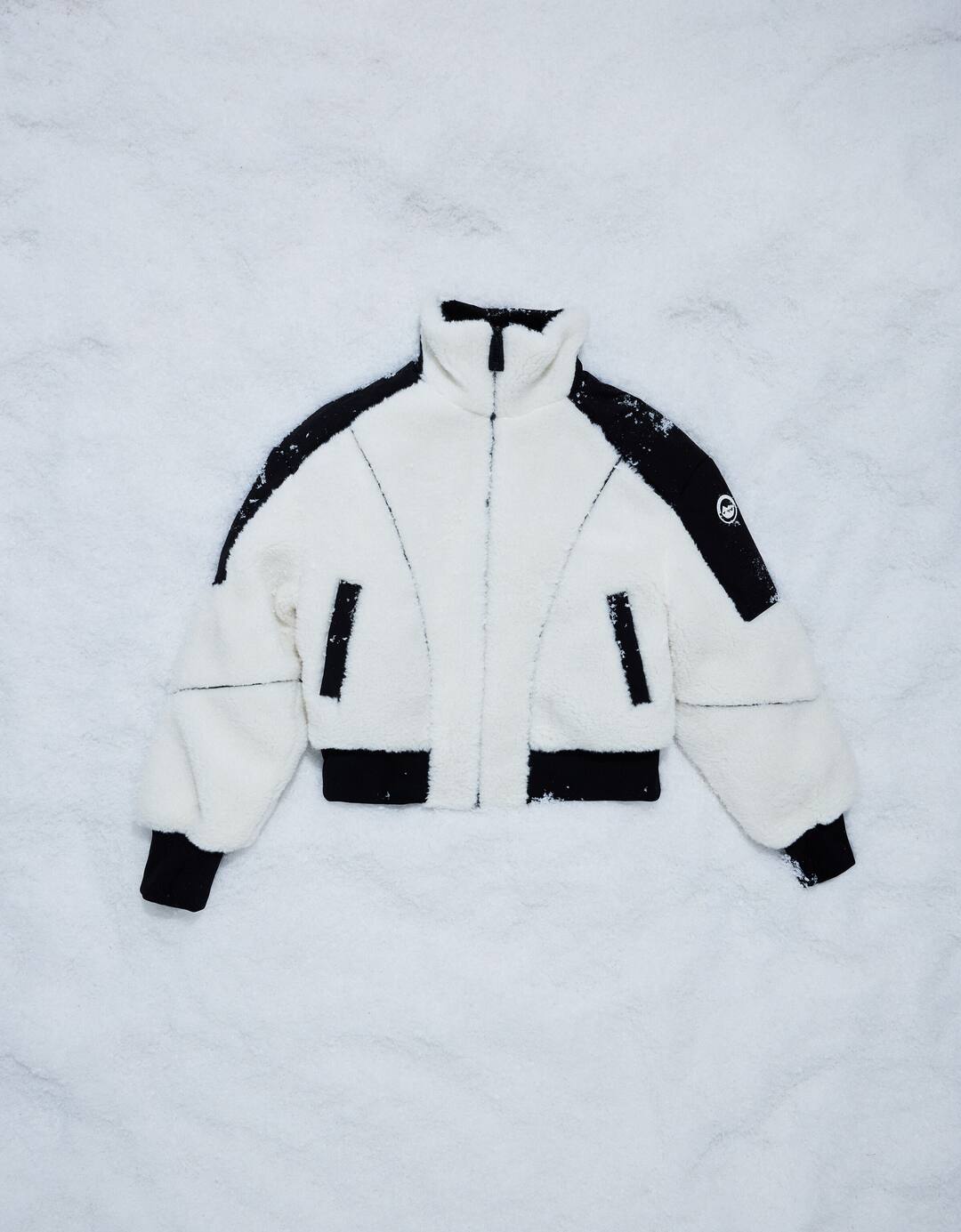 Faux shearling jacket