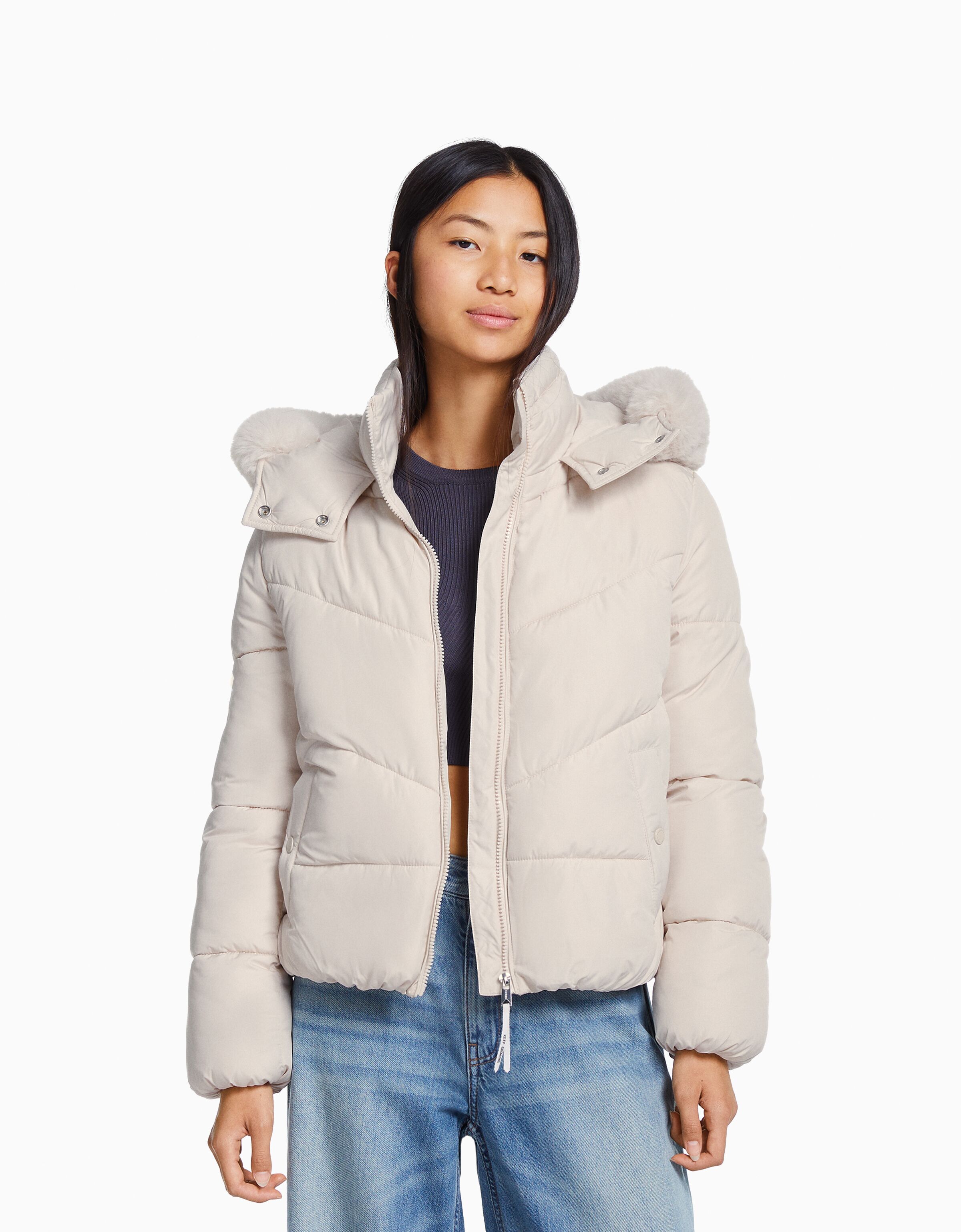 Fourrure sans manche best sale bershka