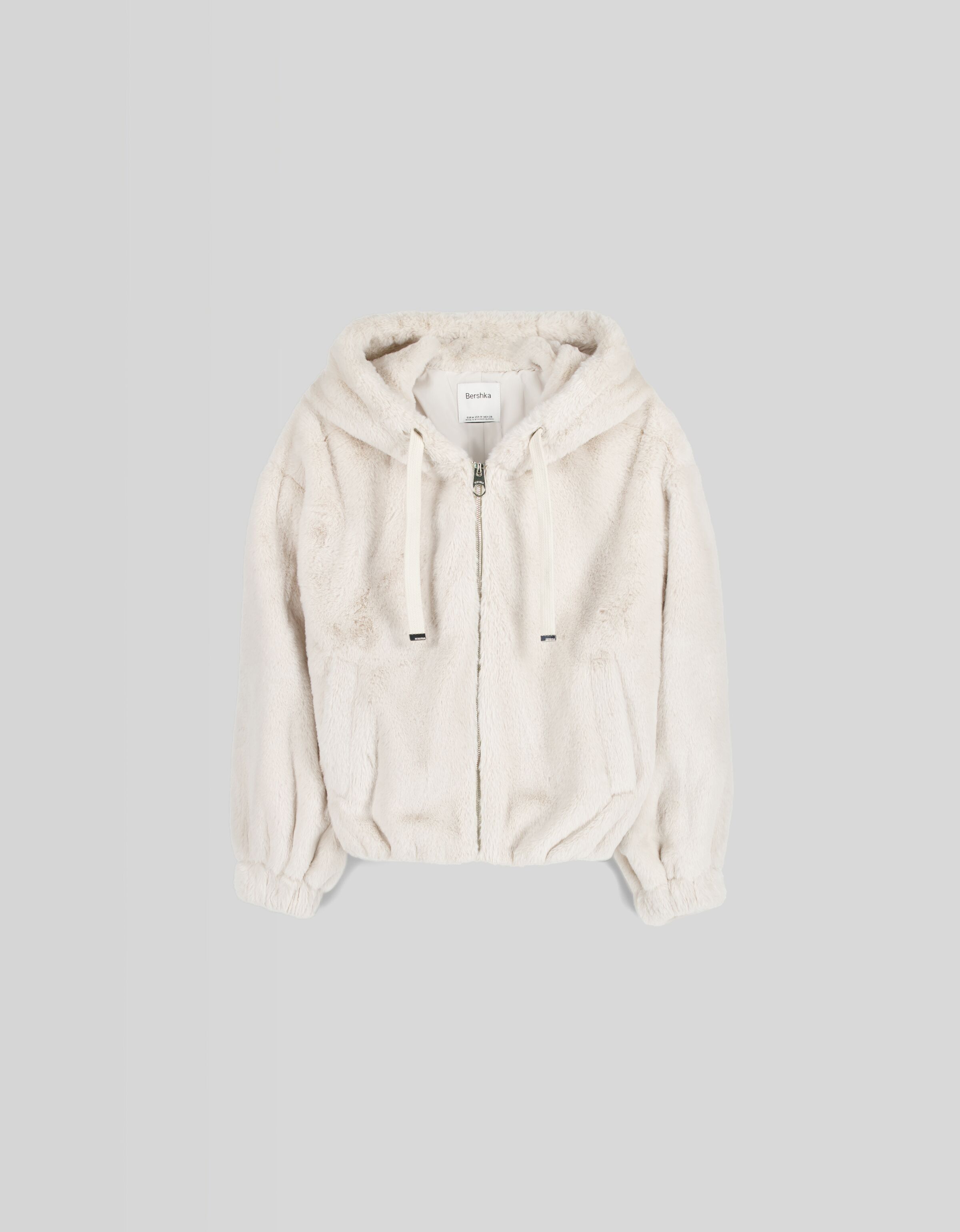 Chamarra best sale blanca bershka