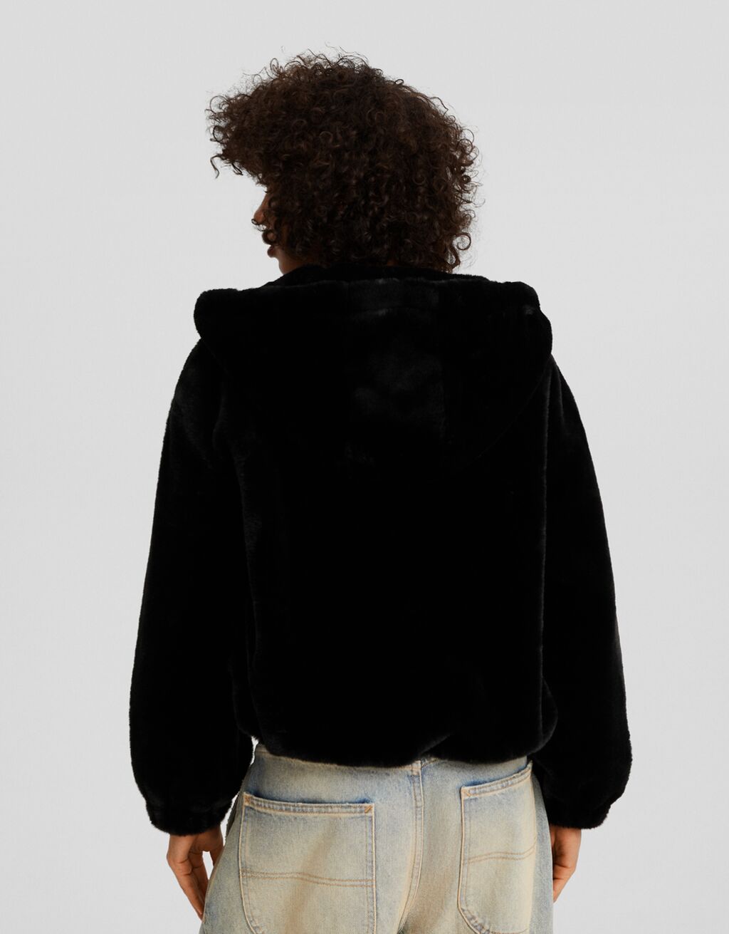 Bershka chamarra best sale negra