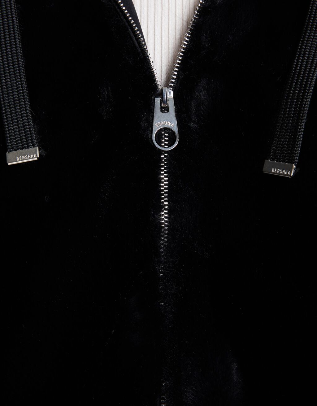 Gilet polaire capuche-Noir-6