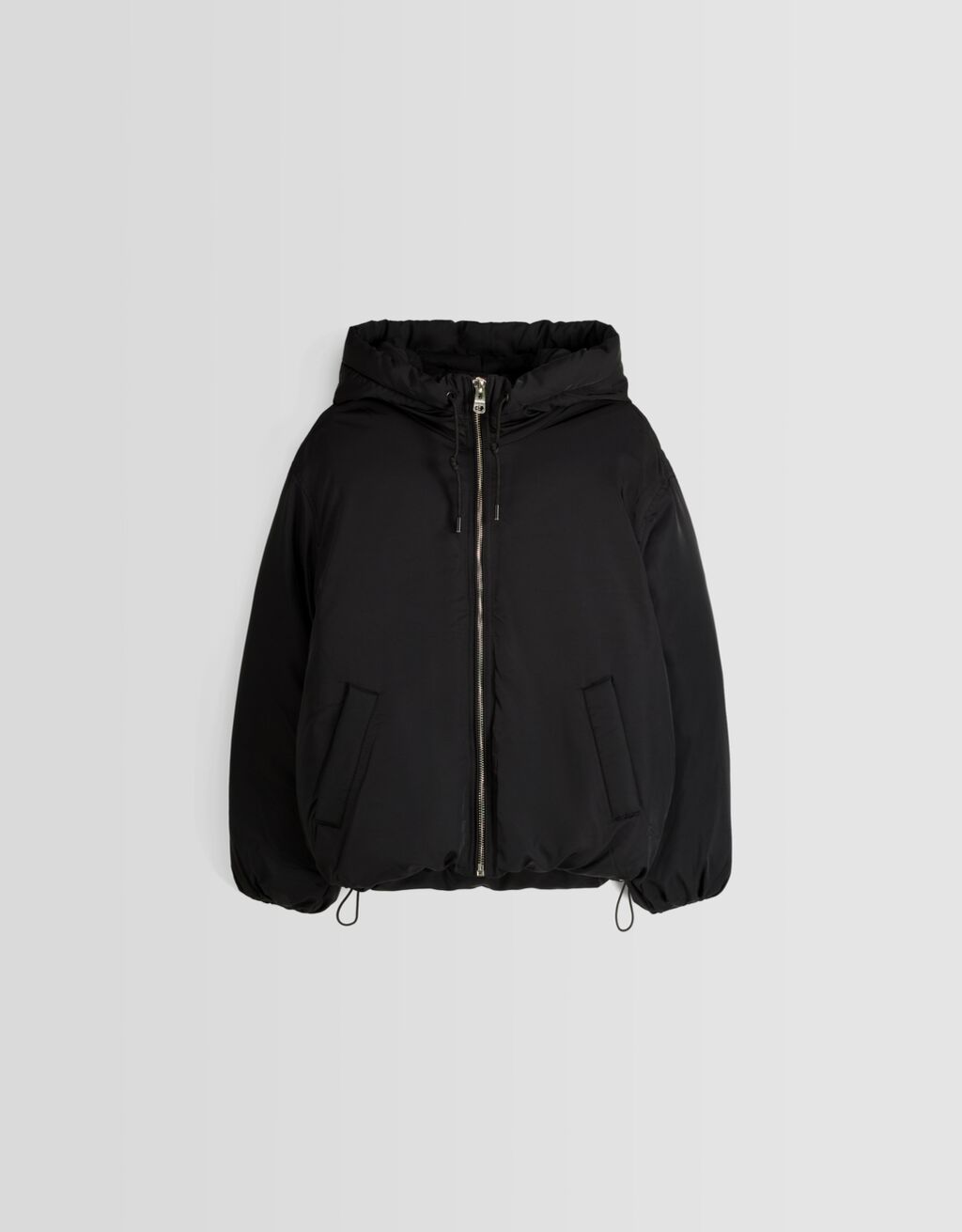 Doudoune capuche-Noir-4