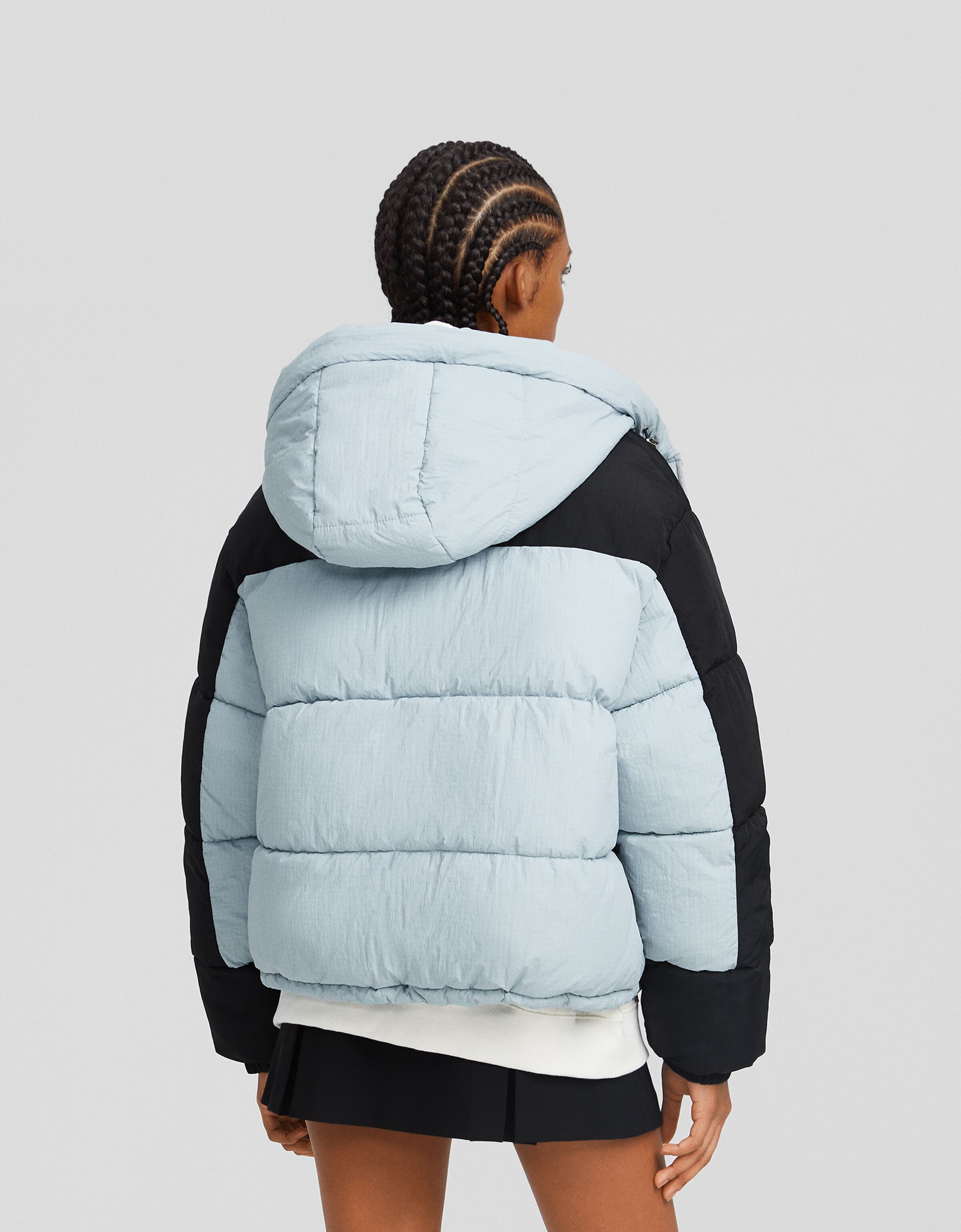 Color block nylon top jacket