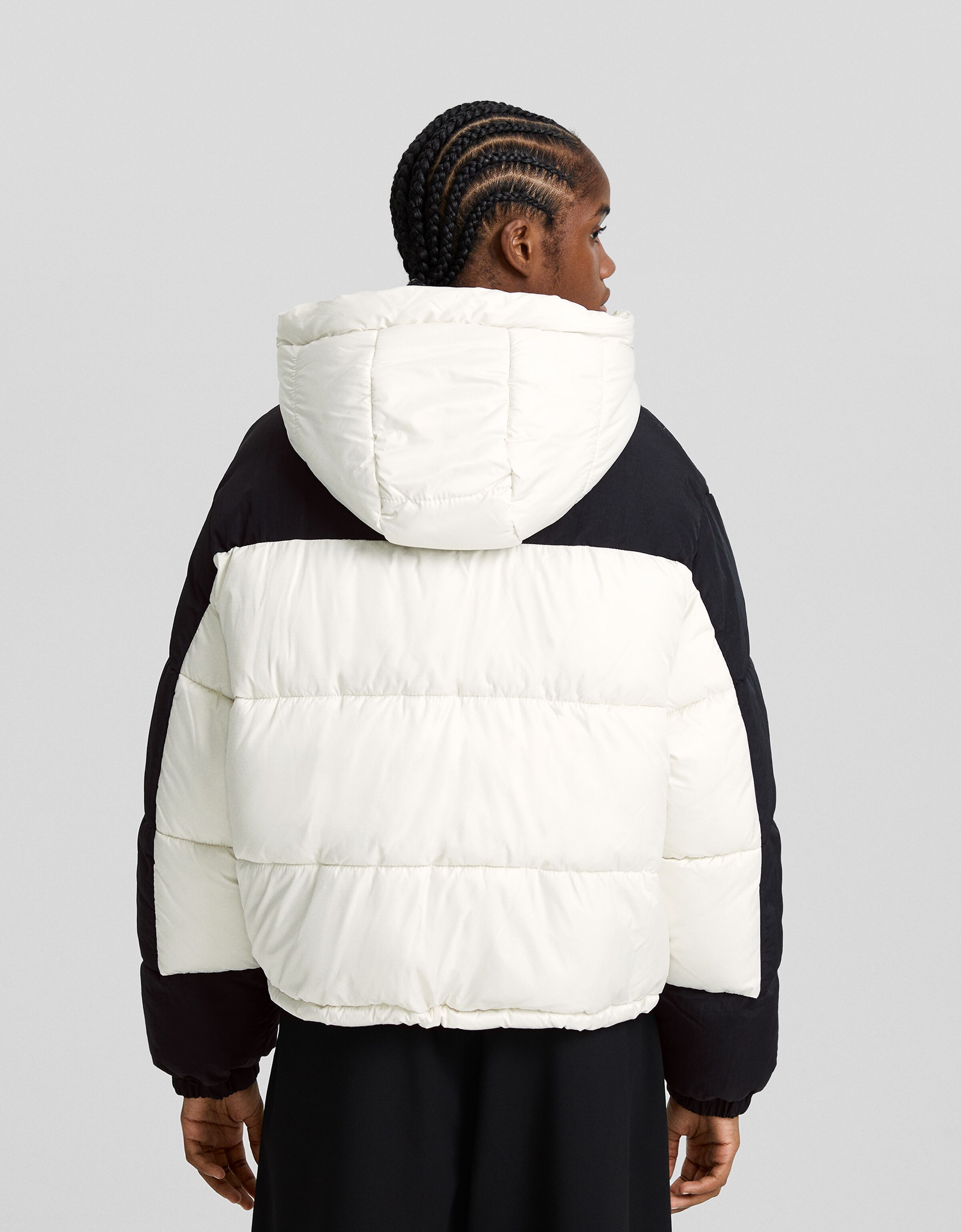 Color block store nylon jacket