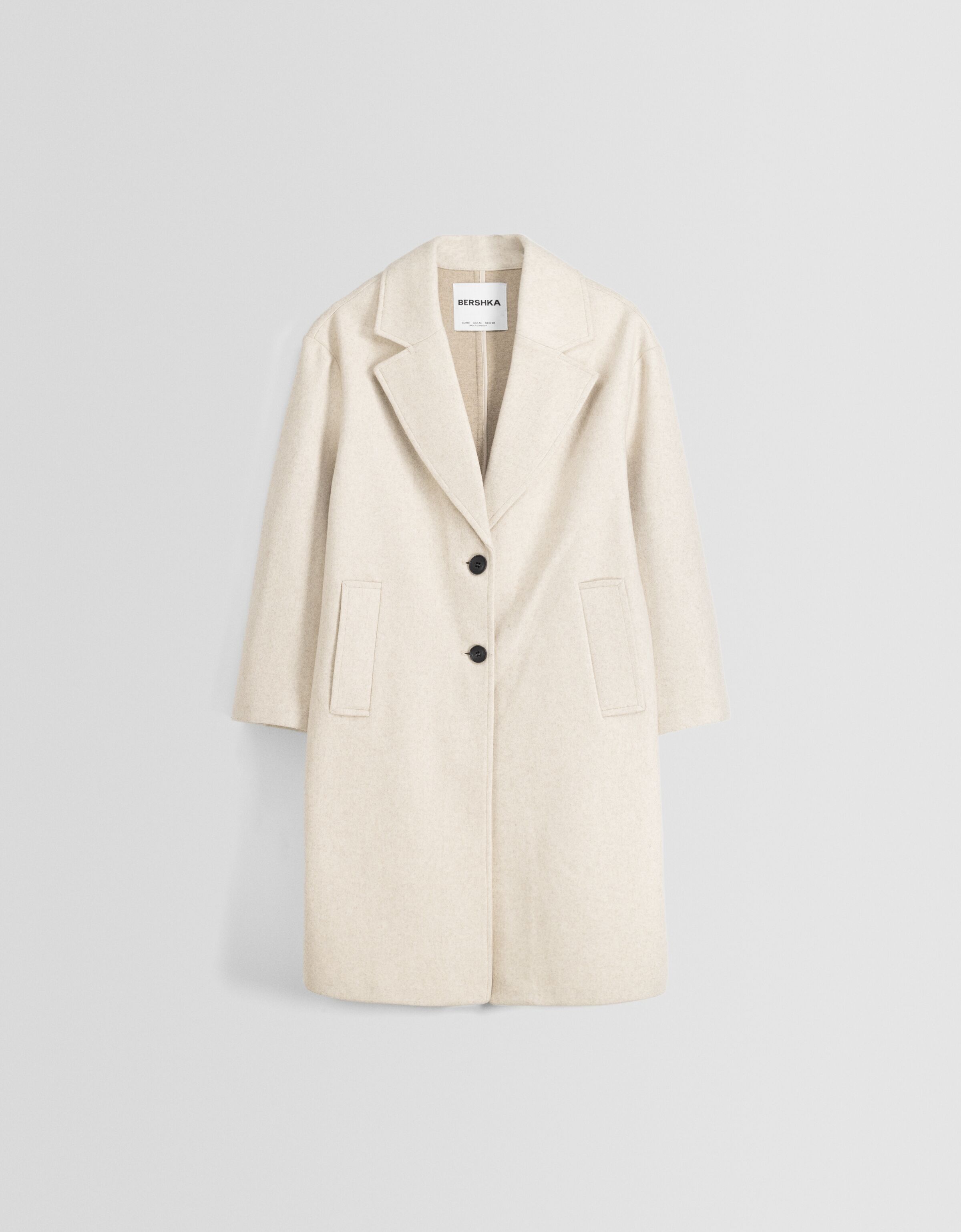 Manteau best sale rose bershka