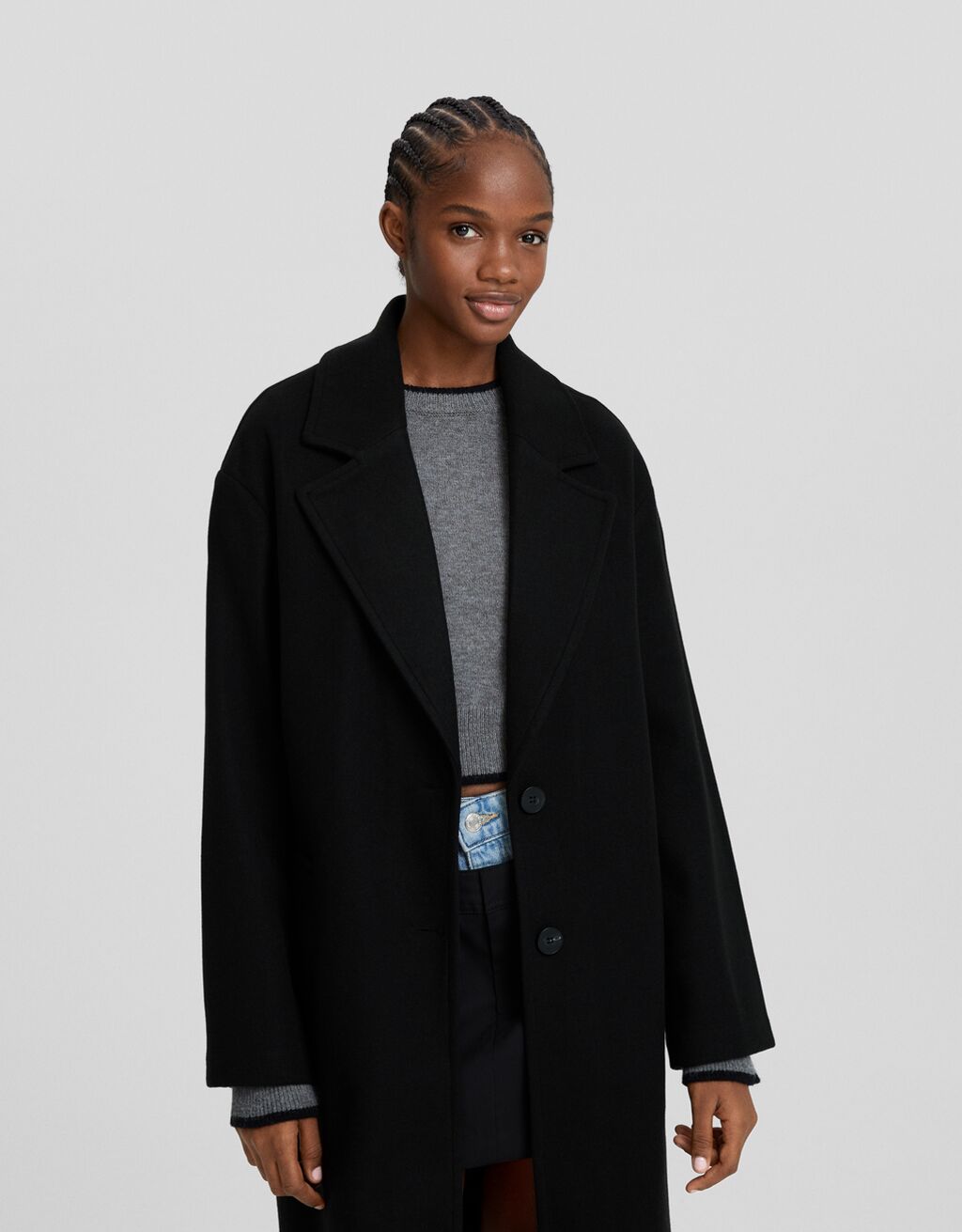 Long soft coat