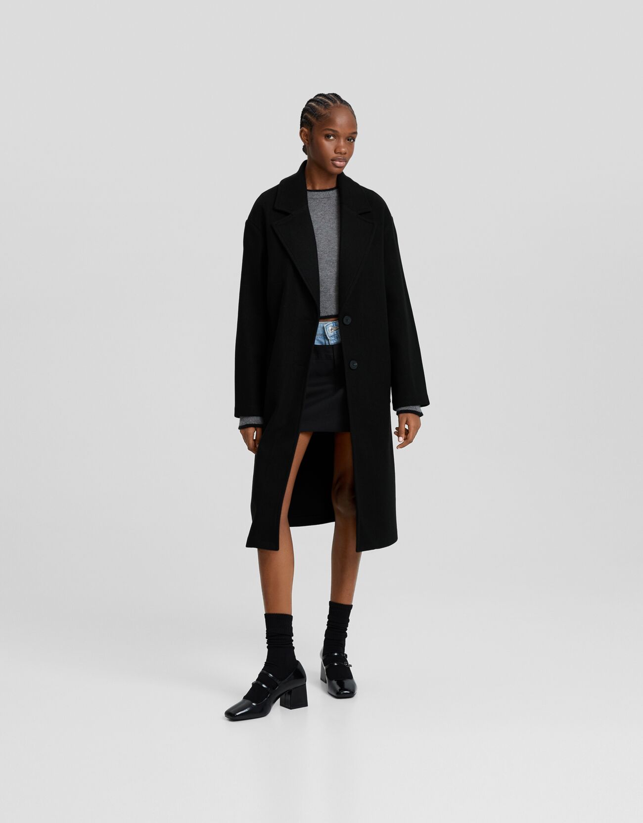 Bershka coat sale on sale