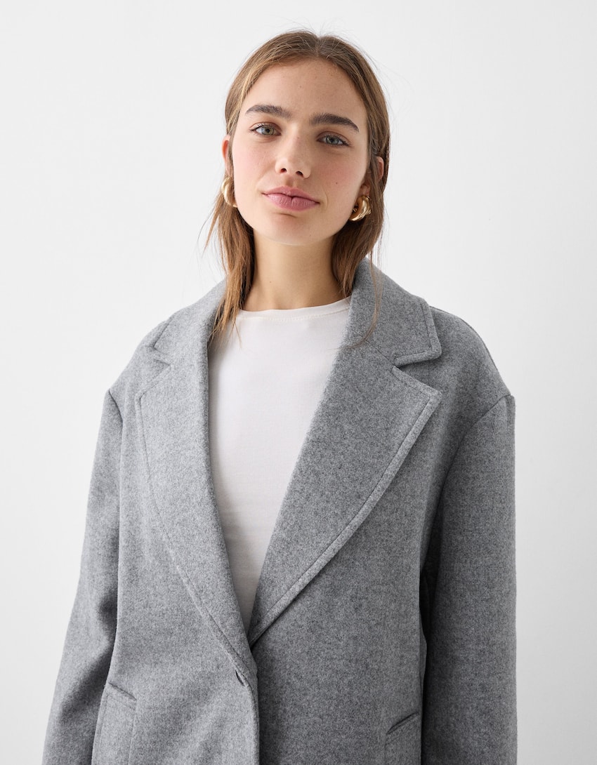 Long soft coat-Grey-3