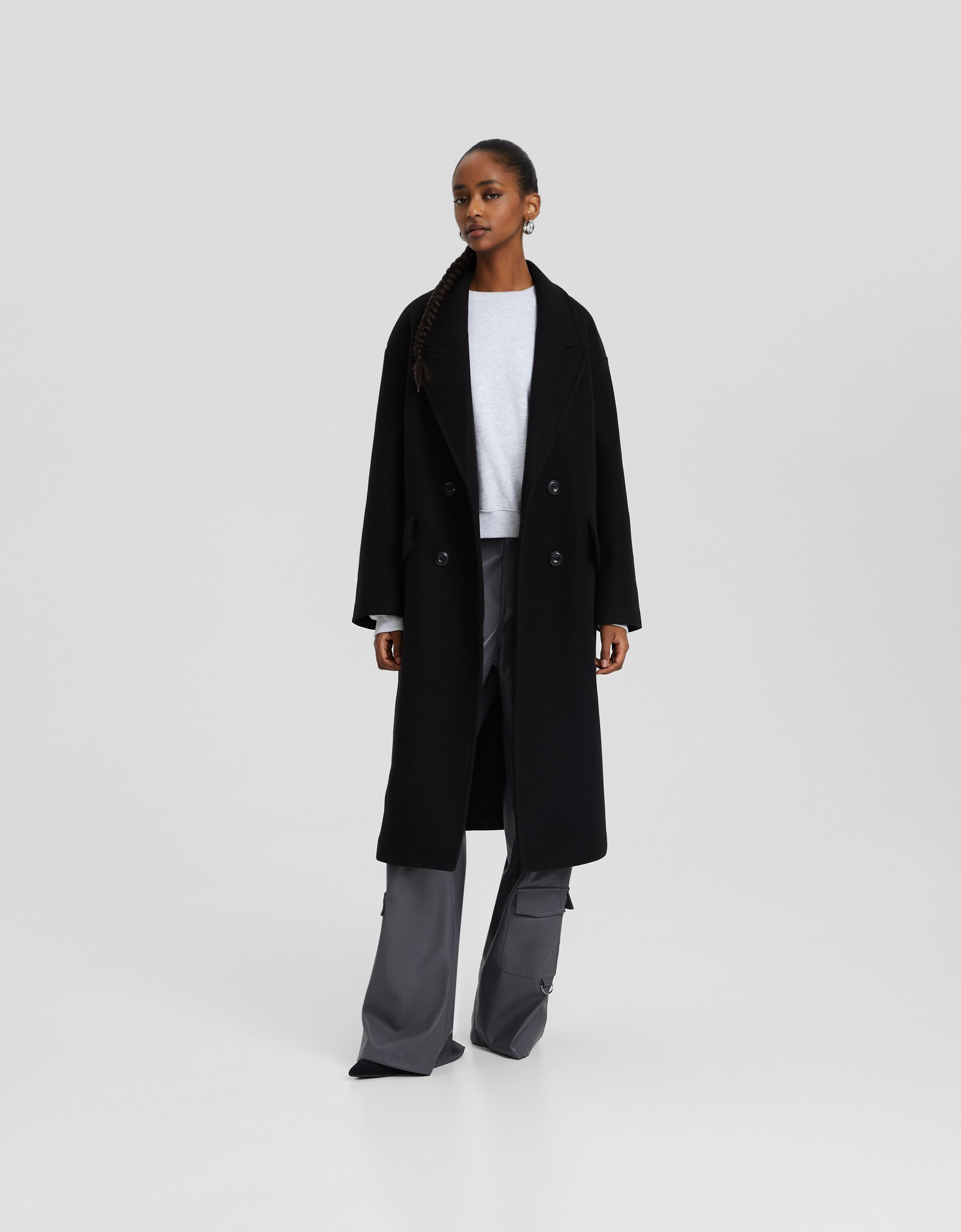 Bershka shop long coat