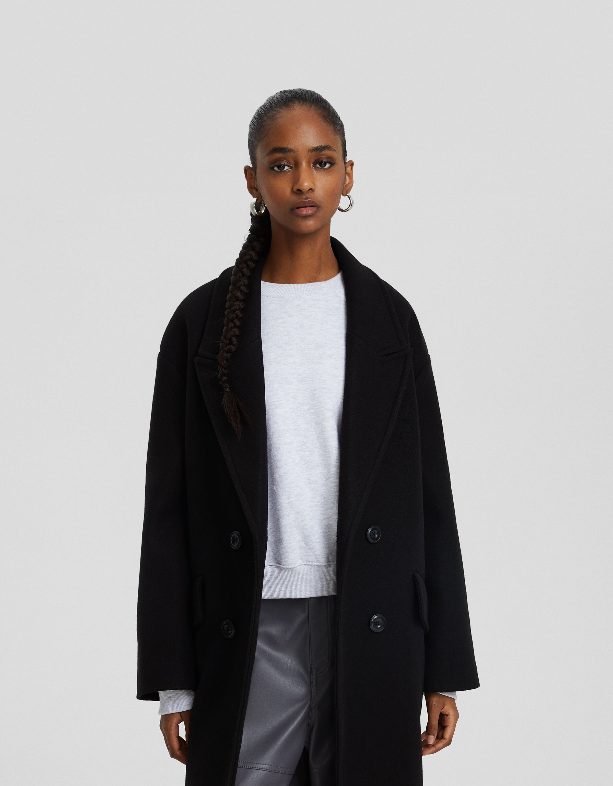 Oversized on sale long coat