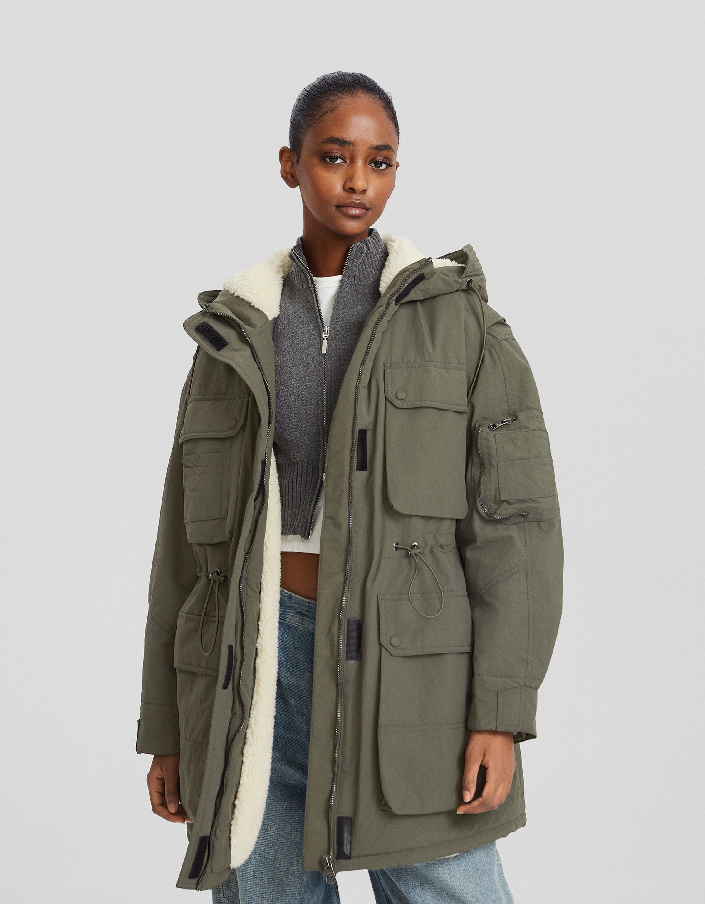 Parka courte 2024 bershka