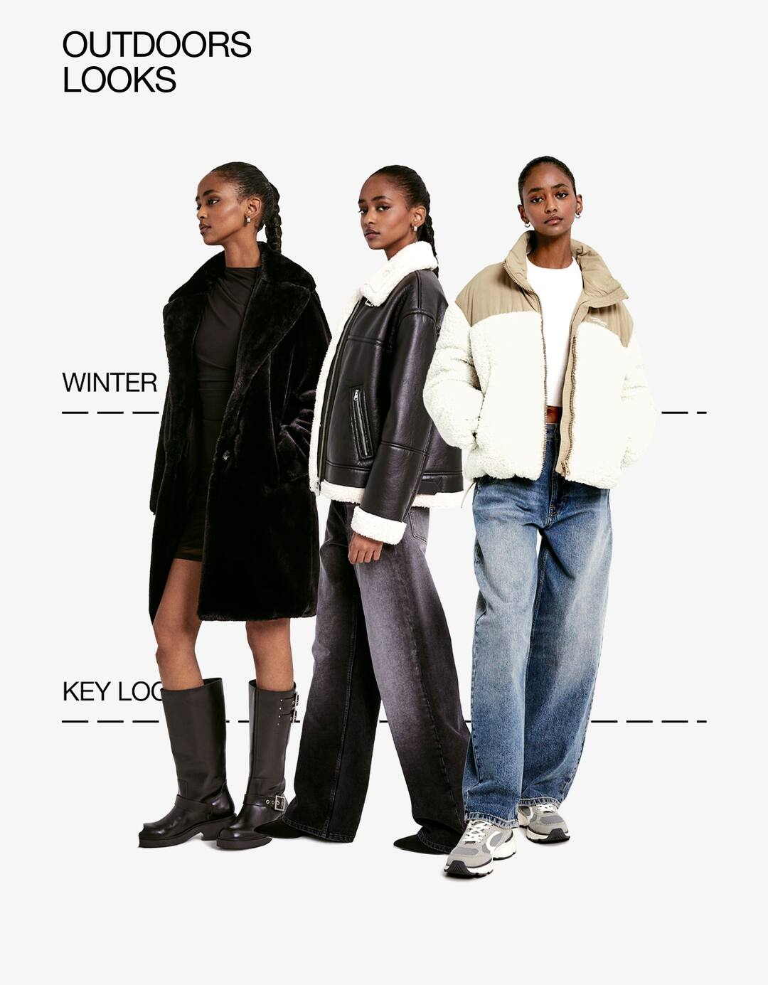 Teddy coat with a lapel collar