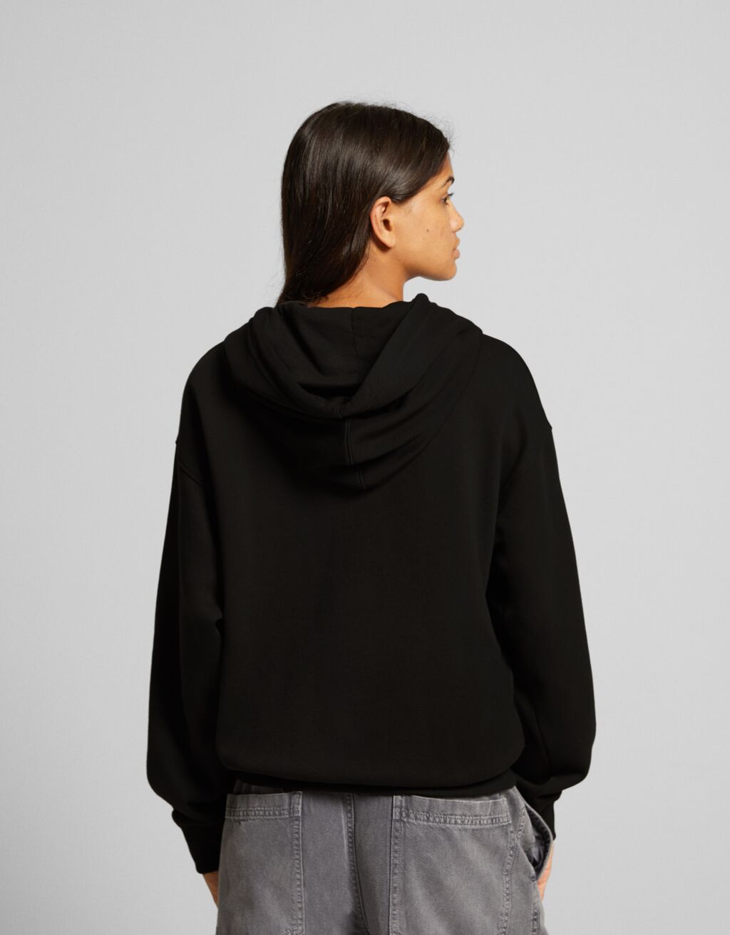 Oversize zip up hoodie