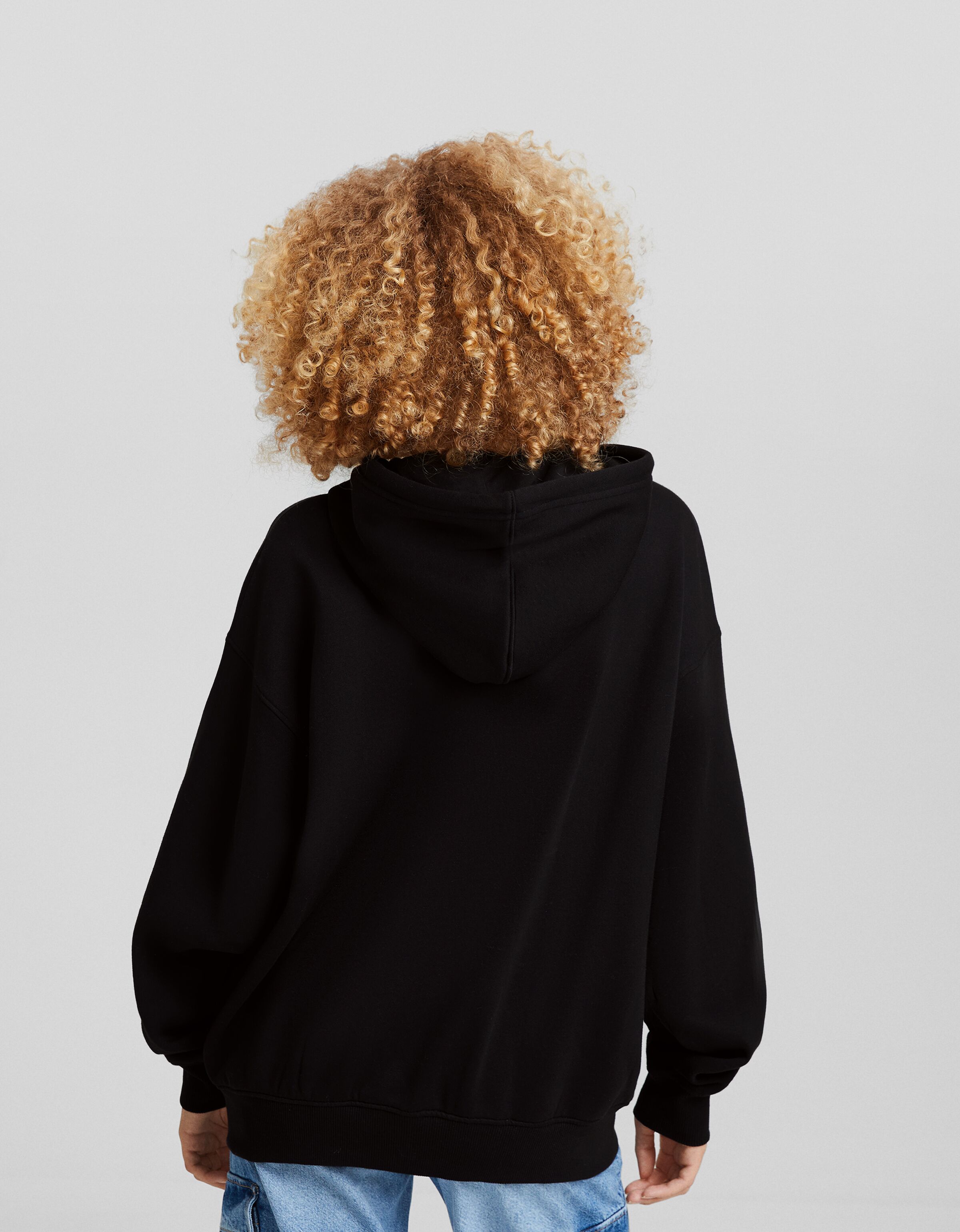 Oversized clearance hoodie bershka