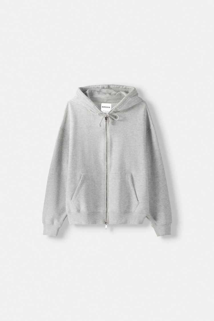 Oversize zip-up hoodie