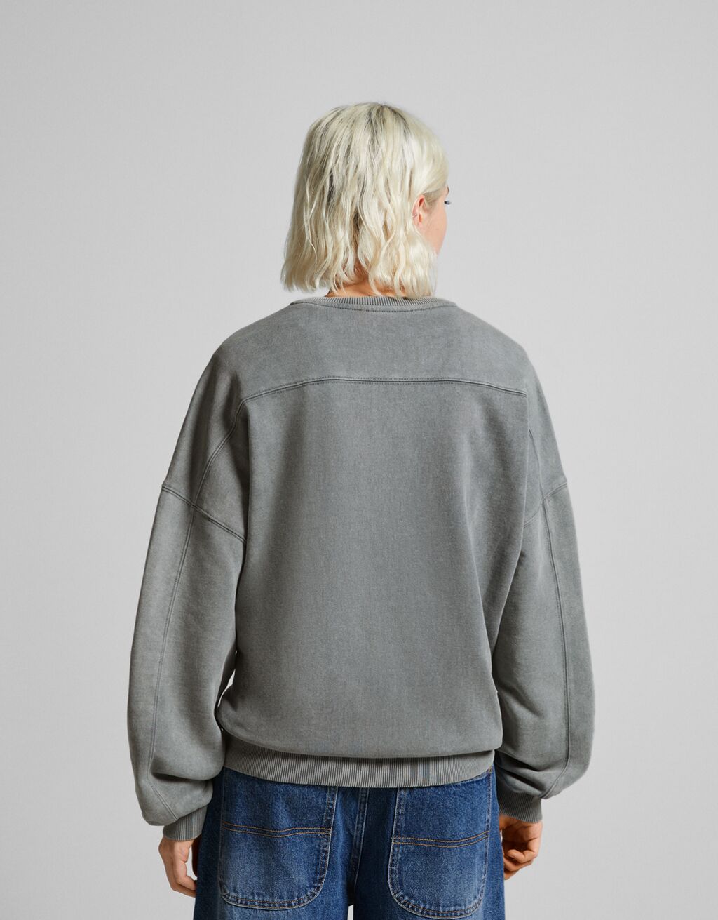 Sweat oversize-Gris-1