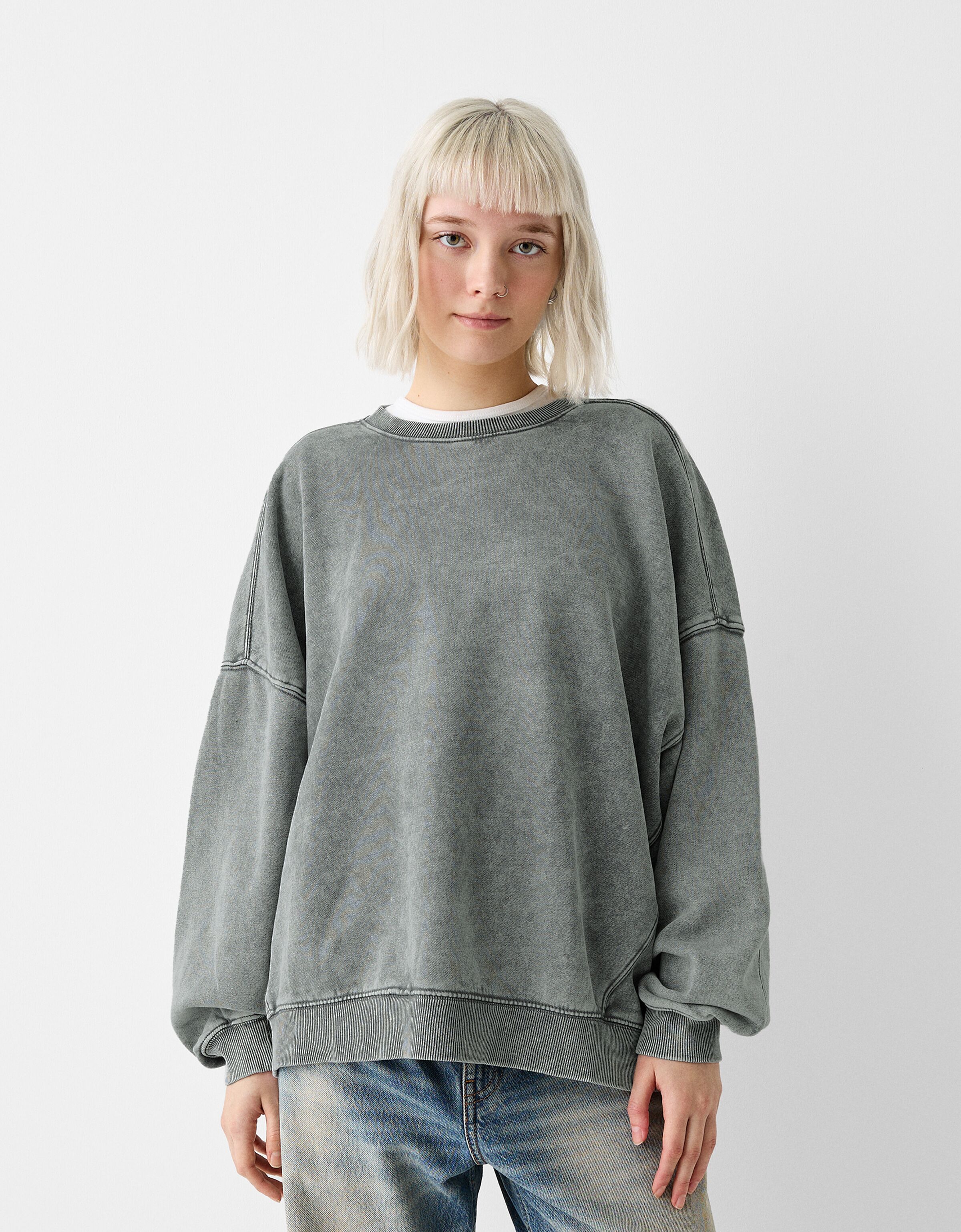 Bershka 2025 oversize sweatshirt